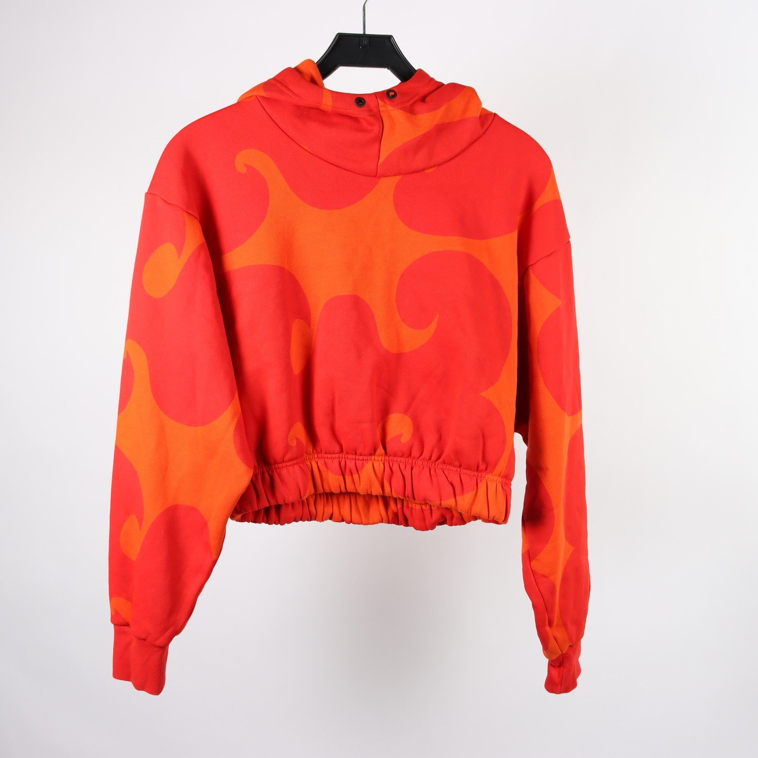 Huvtröja, Marimekko x Adidas, röd, orange, stl. XS
