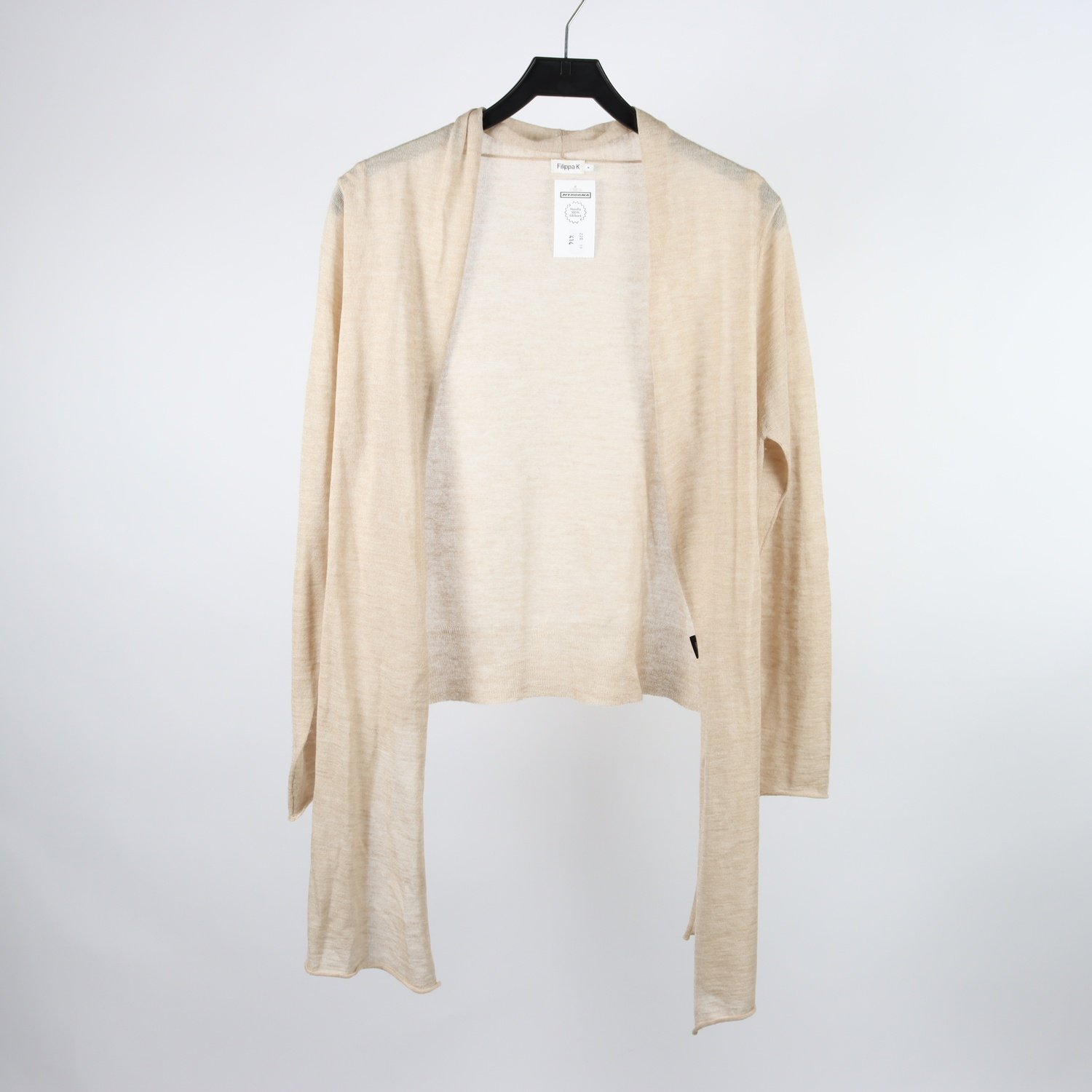 Kofta, Filippa K, beige, ull, mohair, stl. M