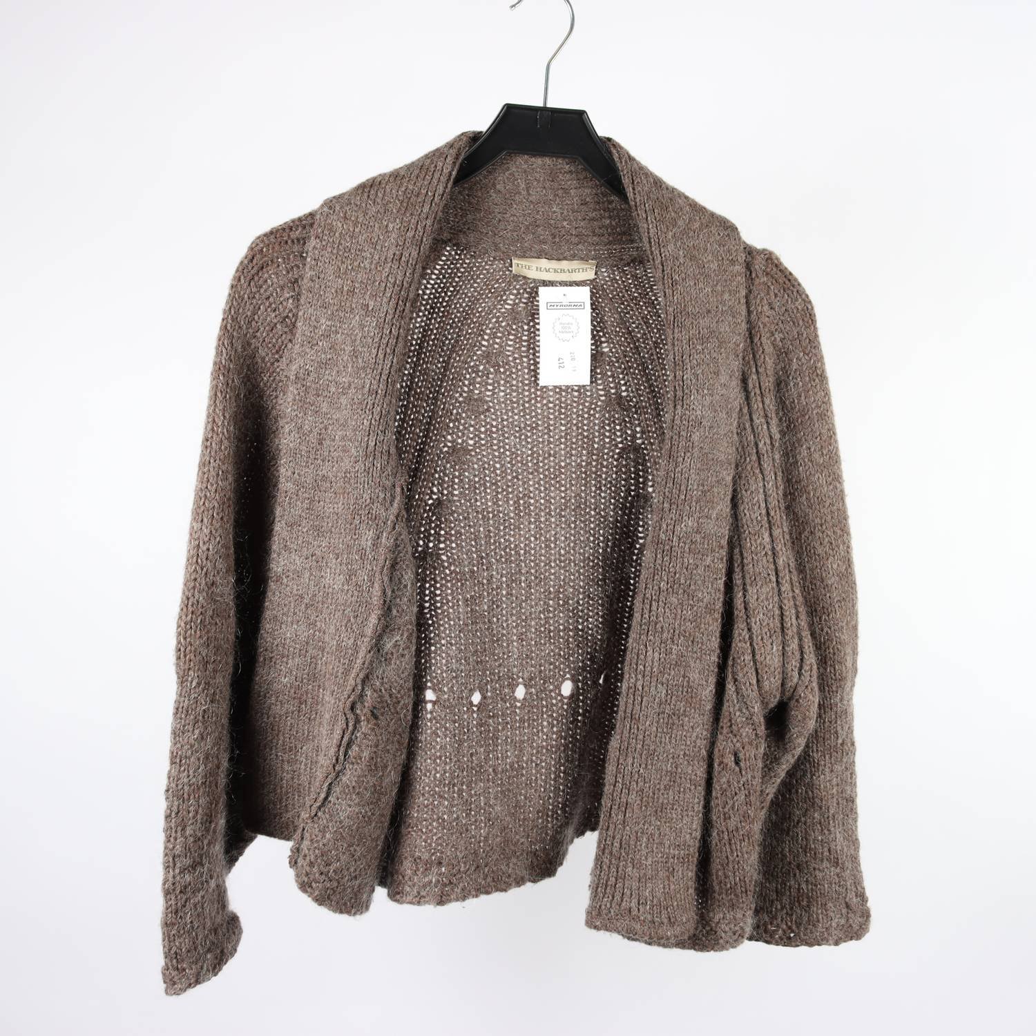 Kofta, The Hackbarths, brun, beige, ull, stl. S/M