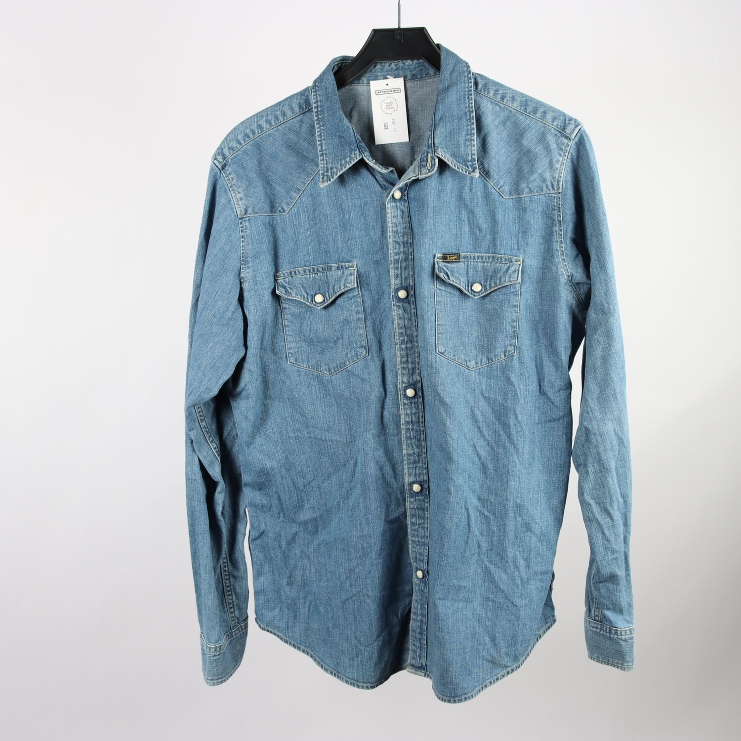 Jeansskjorta, Lee, blå, stl. XL