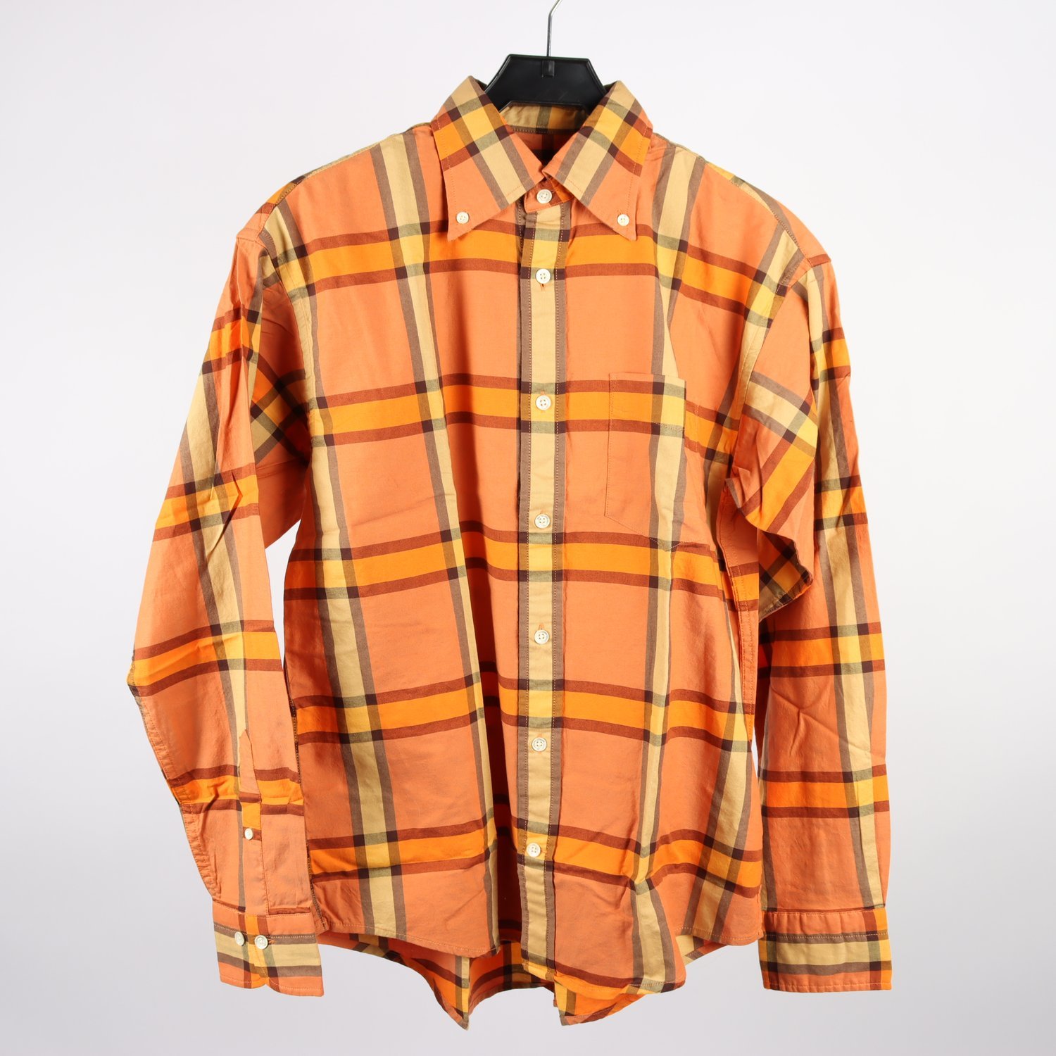 Skjorta, Wrangler, rutig, orange, stl. XS