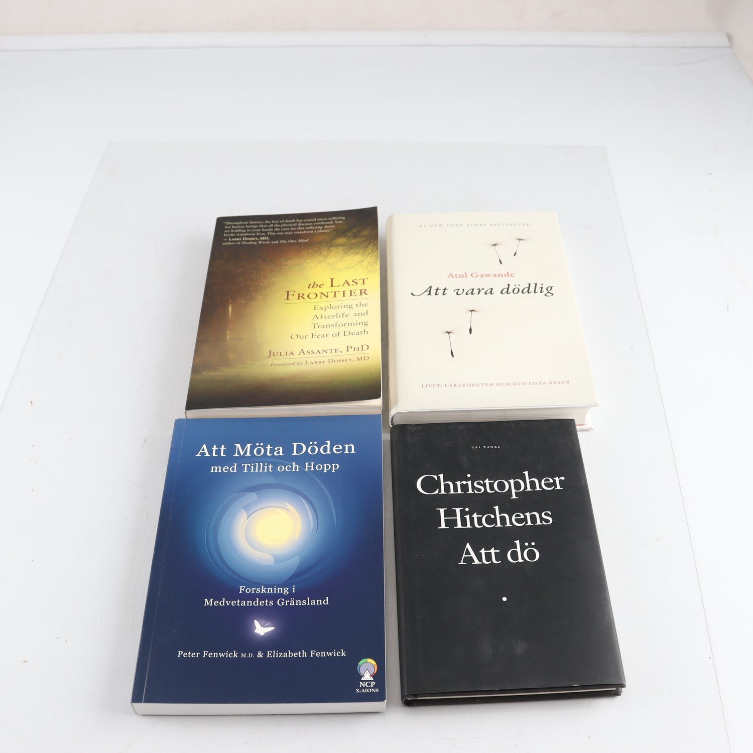 Bokpaket om döden och gränslandet mellan liv och död, 4 vol.