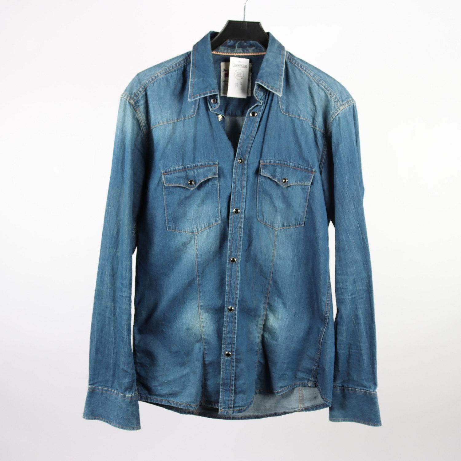 Jeansskjorta, Tailored Denim, blå, stl. L