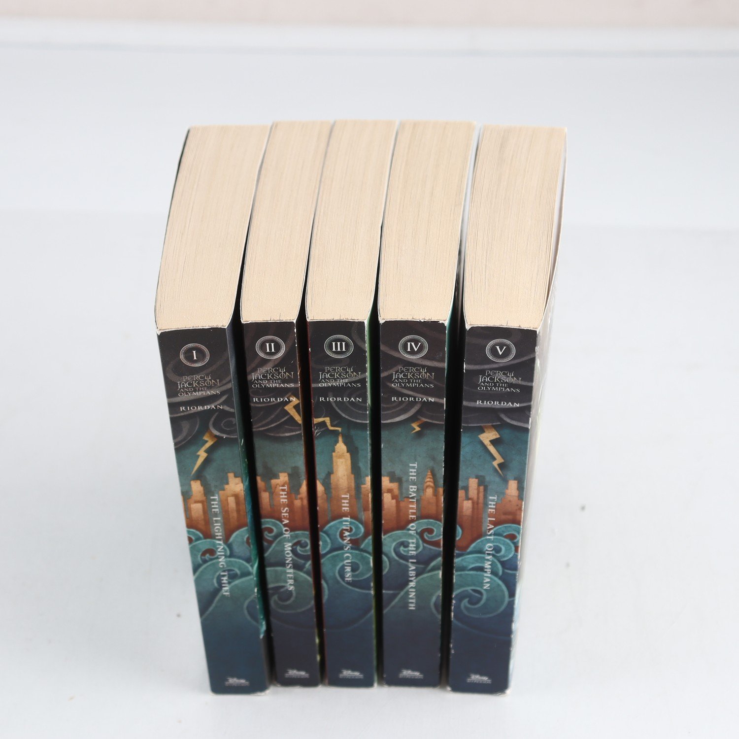 Rick Riordan, Percy Jackson, Vol. 1-5, på engelska