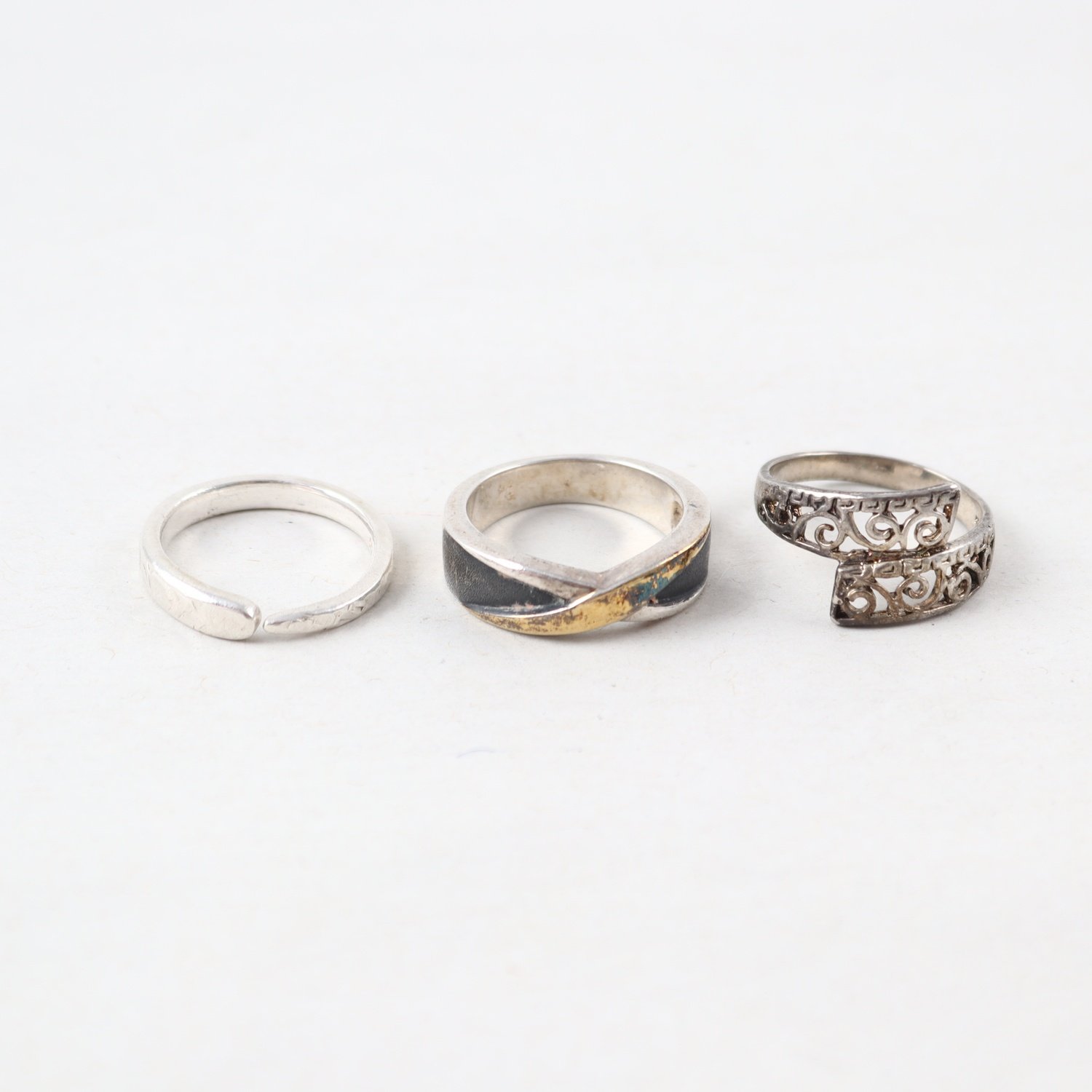 Ringar, silver, Vikt: 11,9g