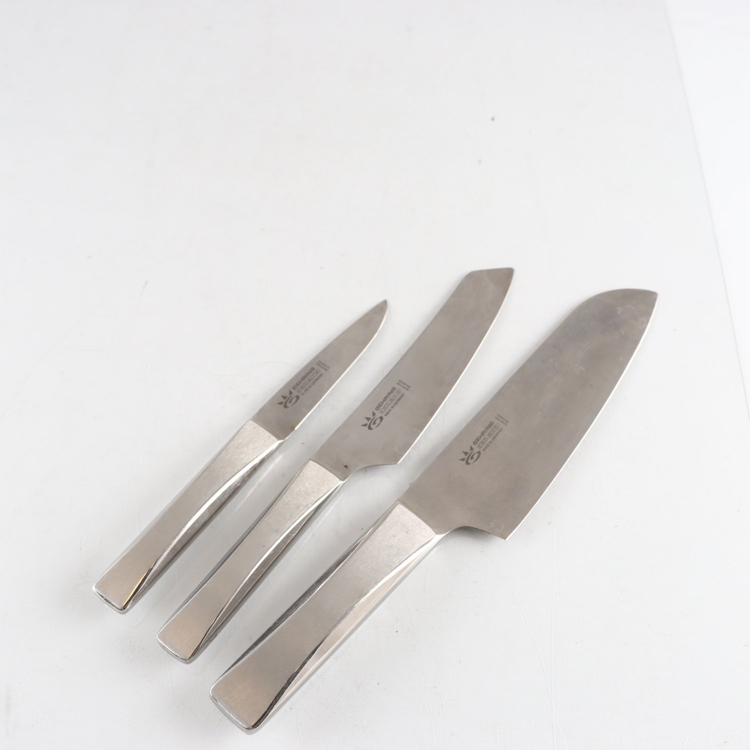 Köksknivar, rostfritt stål, Gehring, Tyskland, 3 st. Samfraktas ej.