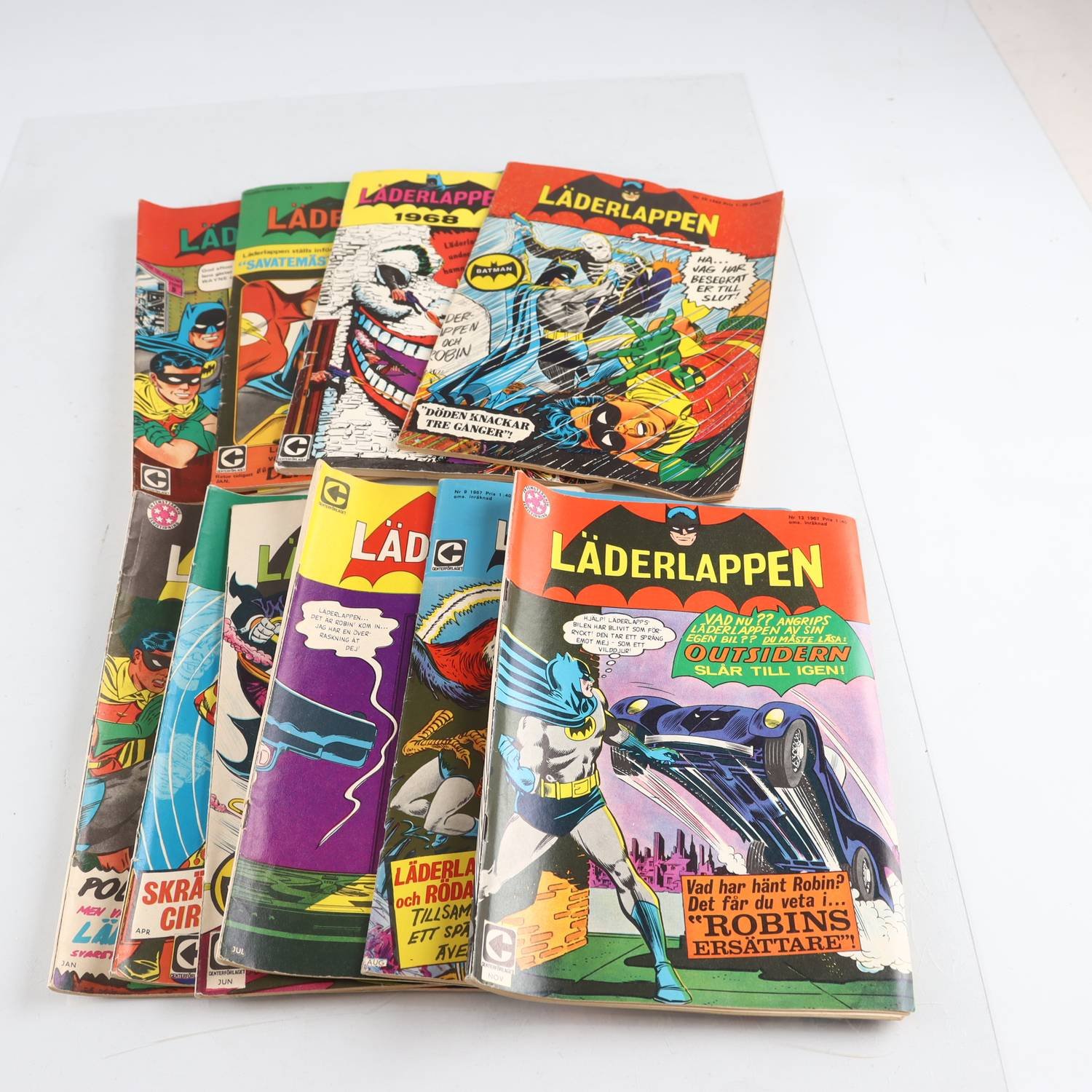 Läderlappen, 10 nummer från åren 1966-1968