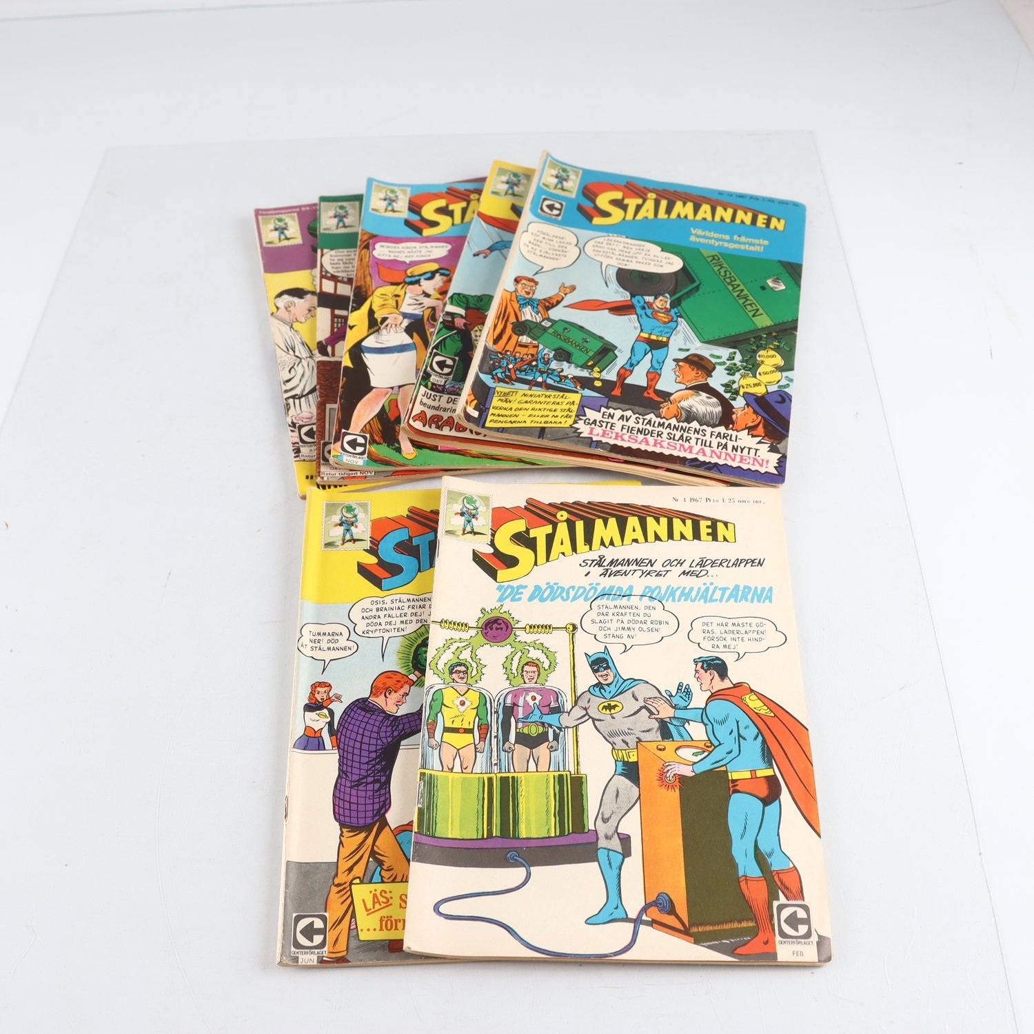 Stålmannen, 7 nummer från åren 1967-1969