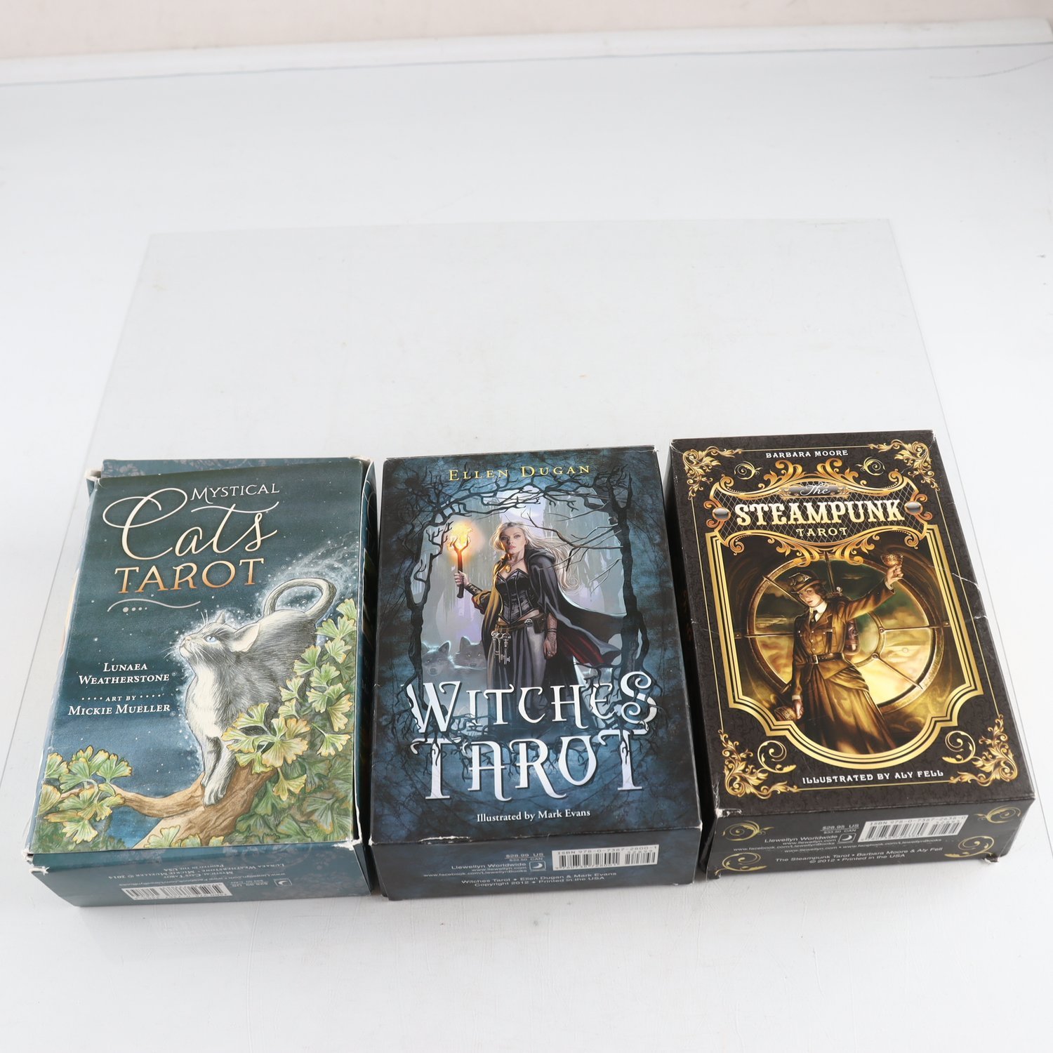 Tarotkort med tillhörande böcker, 3 volymer