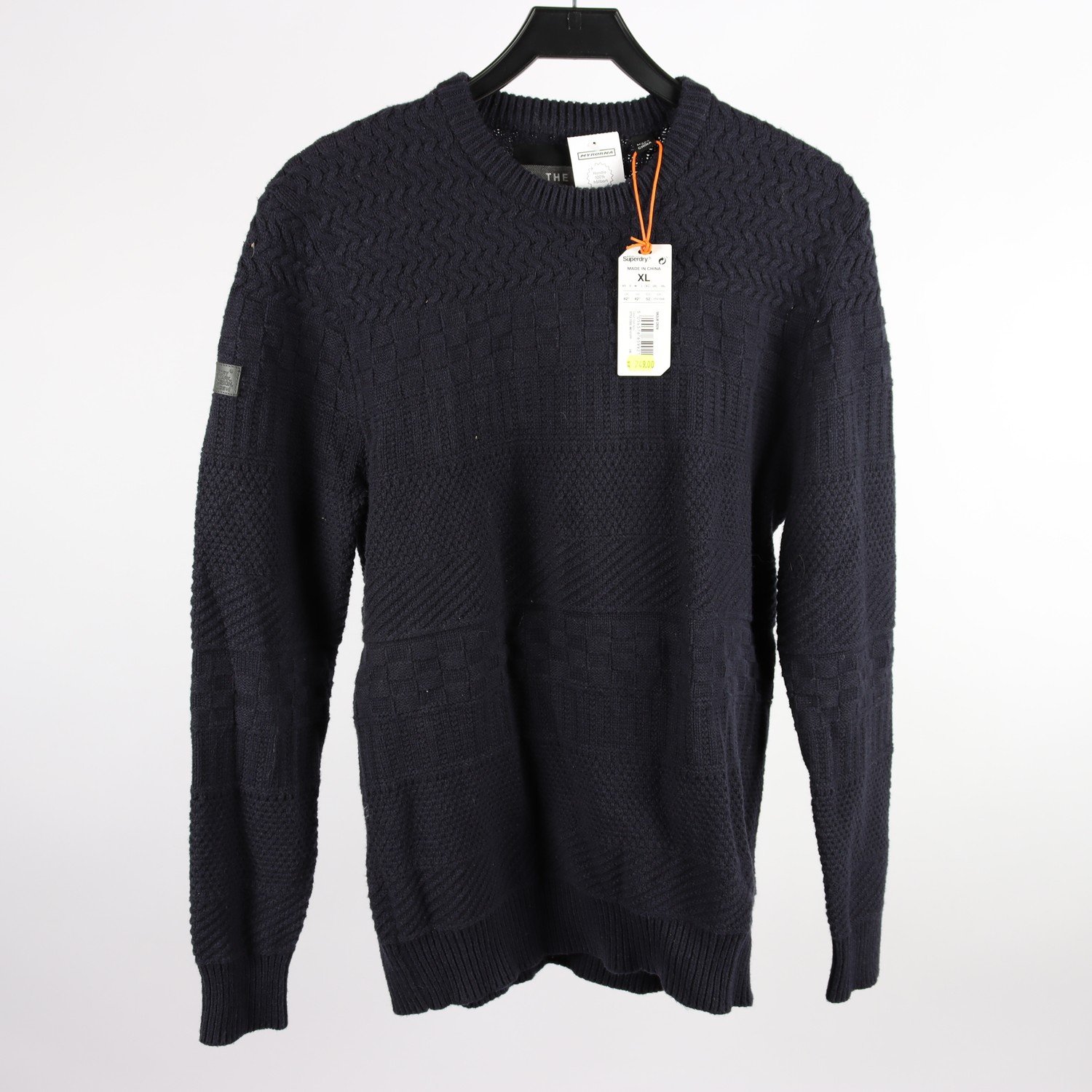 Tröja, Superdry, blå, stl. XL