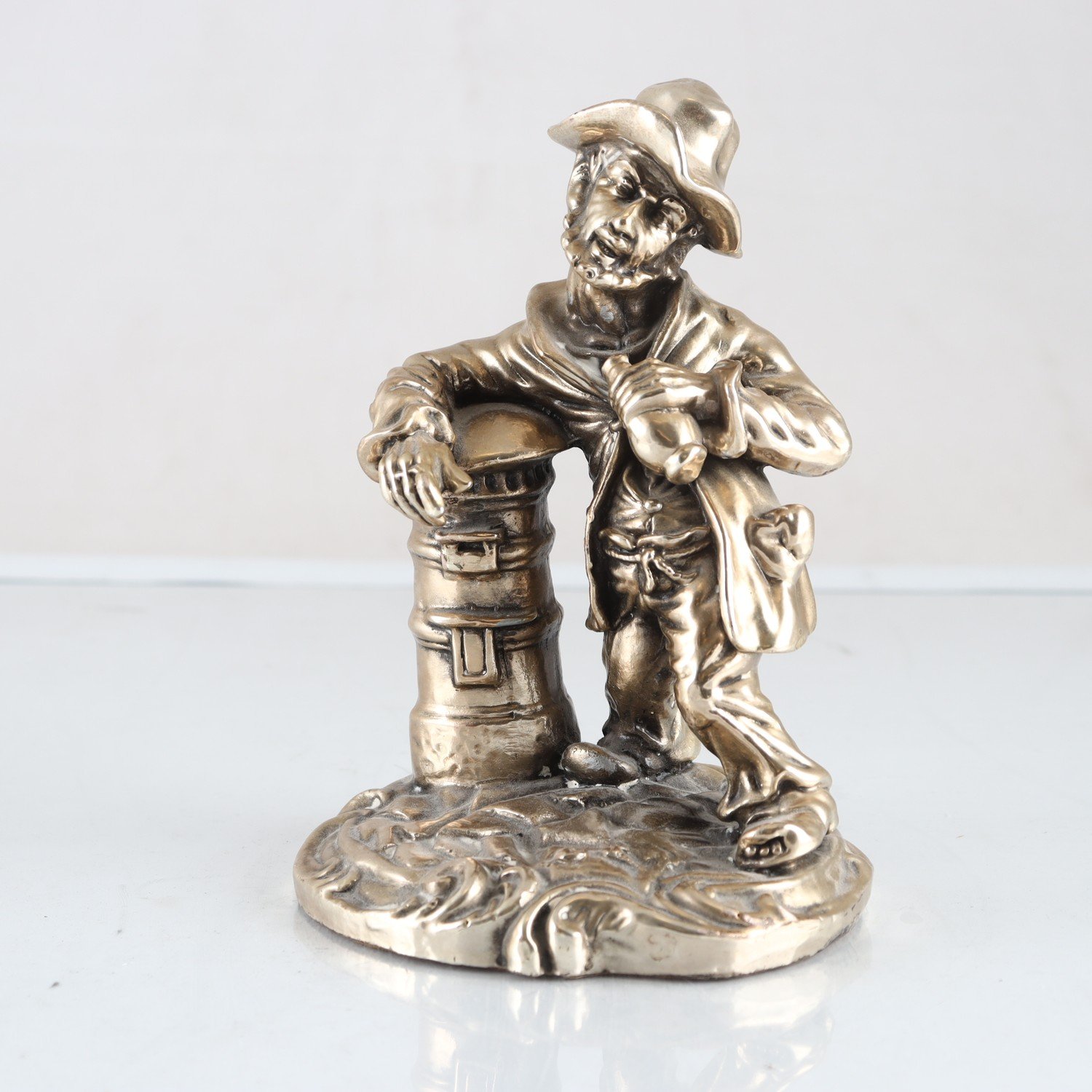 Skulptur, vitmetall