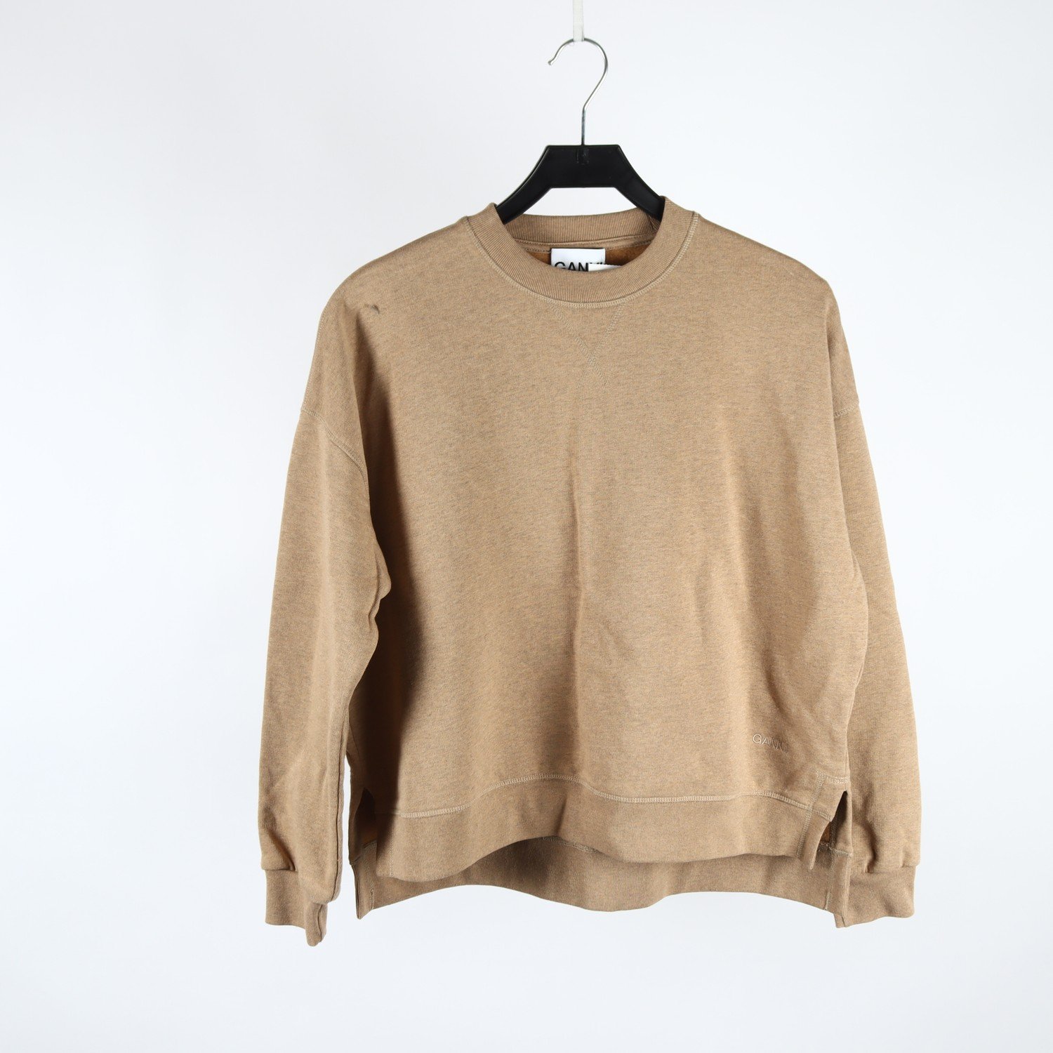 Tröja, Ganni, beige, stl. S/M