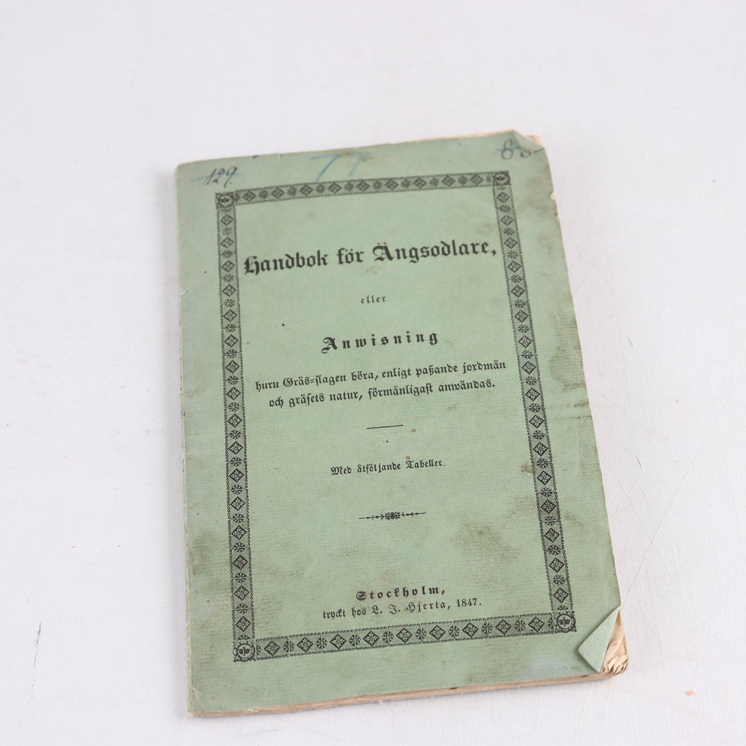 Handbok för Ängsodlare (1847)