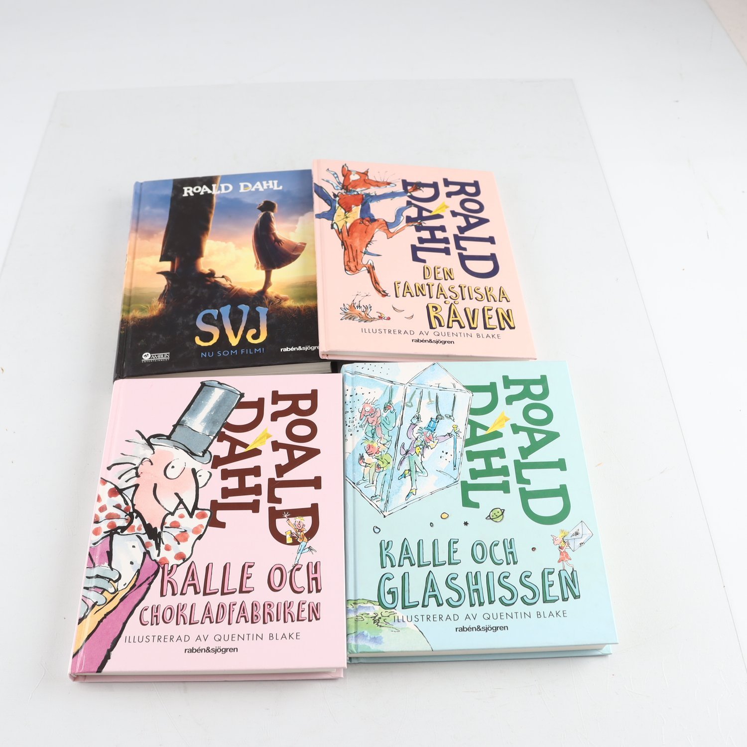 Roald Dahl, bokpaket med 4 volymer