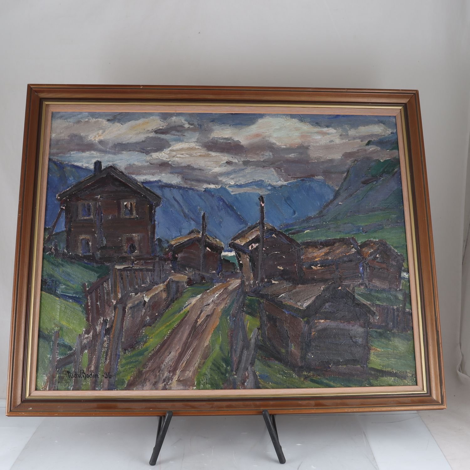 Olja på duk, Edvin Bodin, (1898-1965), signerad. Endast avhämtning.