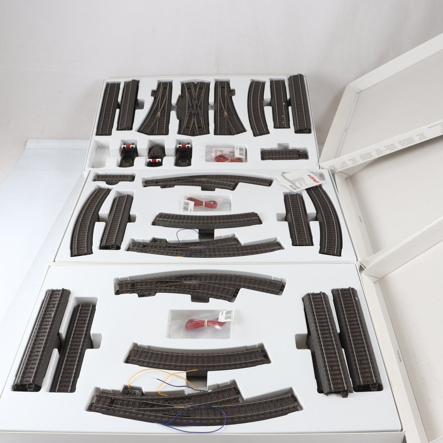Utbyggnadsset, Märklin, 3 st förpackningar. Samfraktas ej.