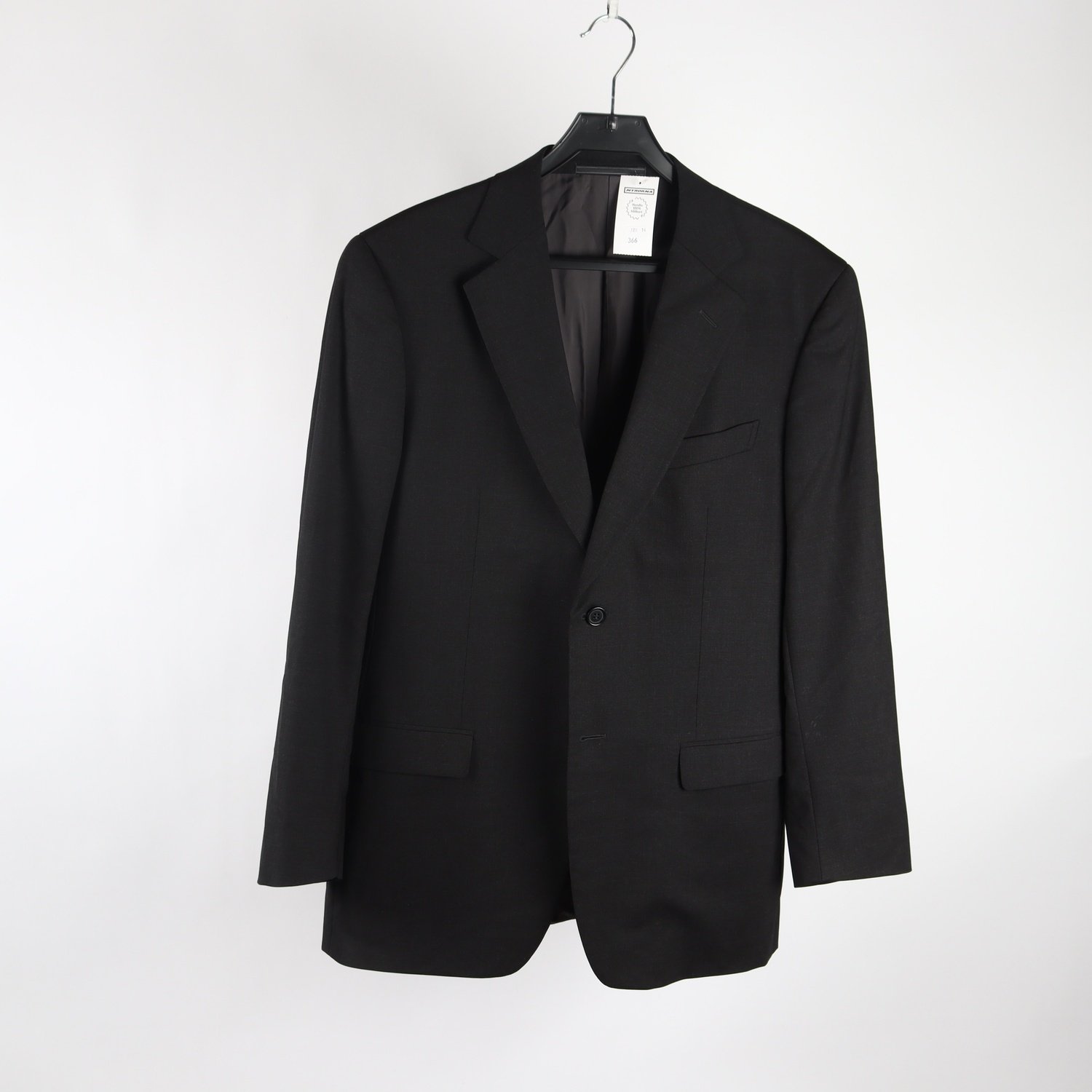 Kavaj, Ermenegildo Zegna, gråsvart, stl. 50