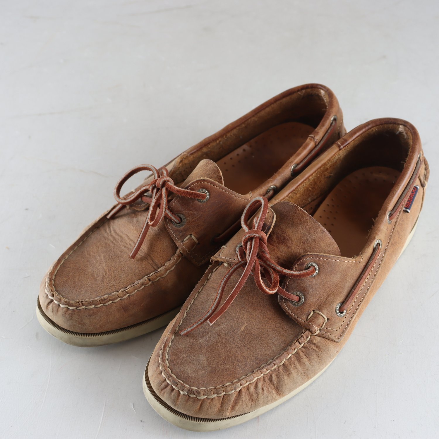 Seglarskor, Sebago, läder, stl. 43.5