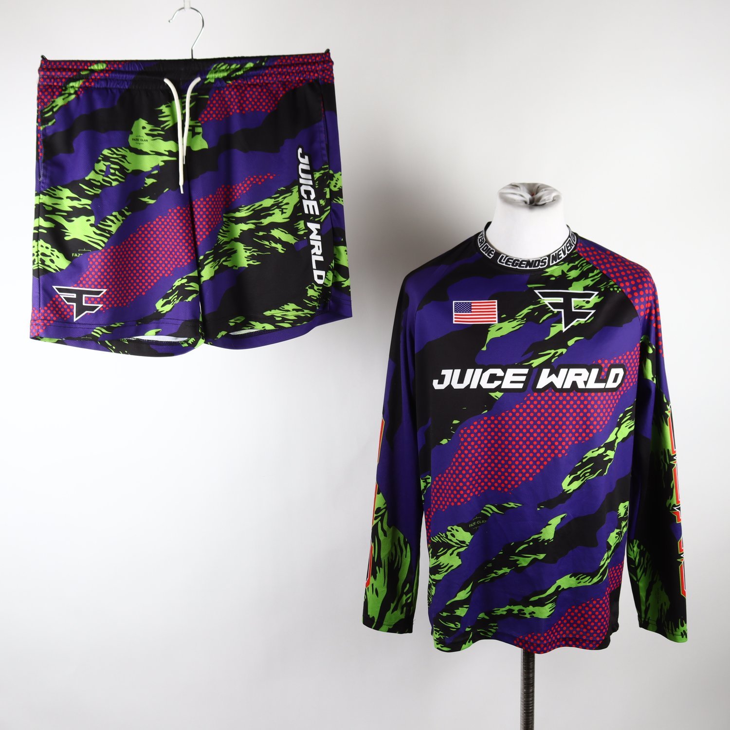 Set tröja & shorts, Juice Wrld, stl. S-M