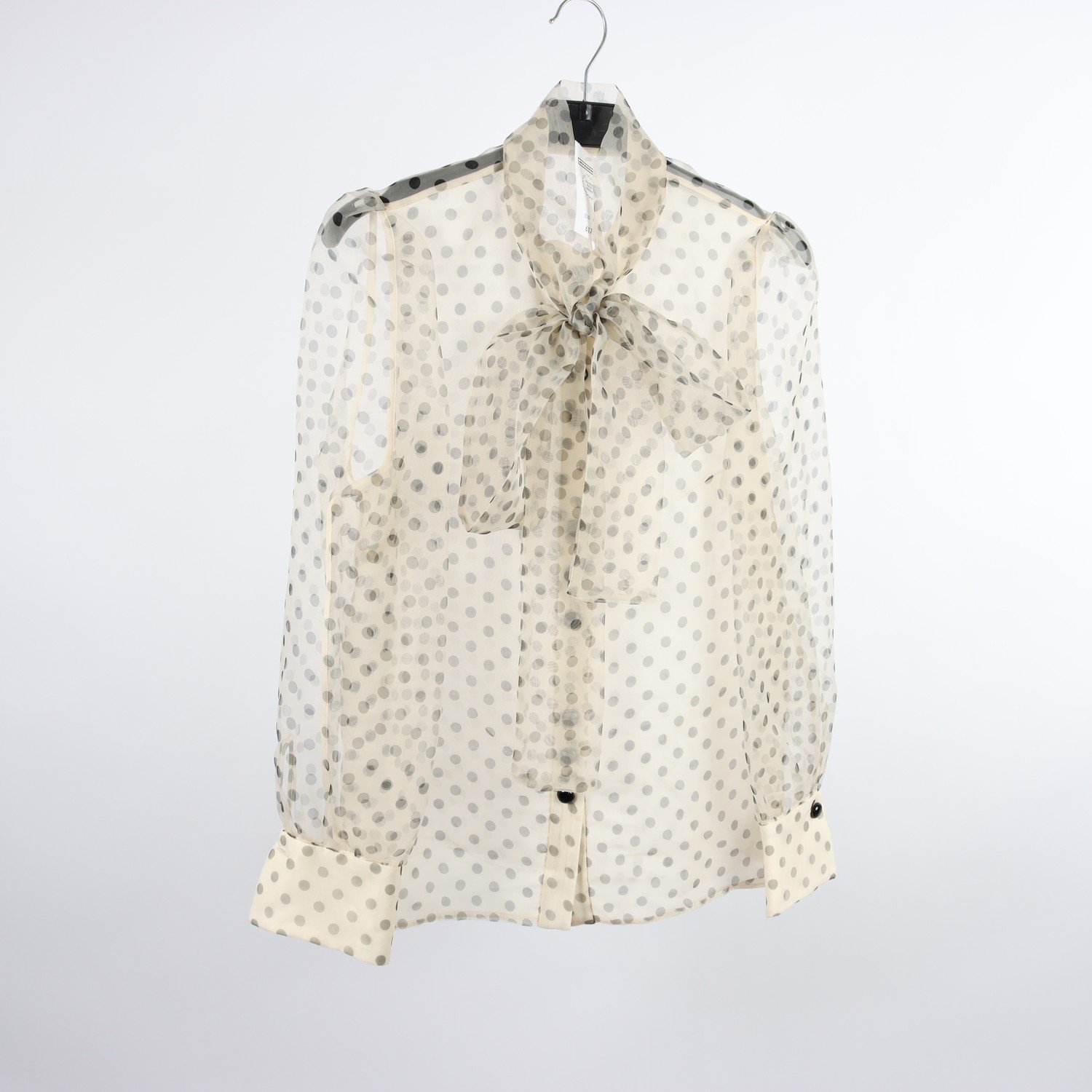 Blus, Zara, prickig transparent, stl. S