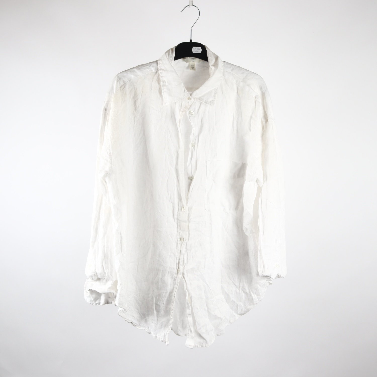 Skjorta, H&M, 100% lin, stl. M
