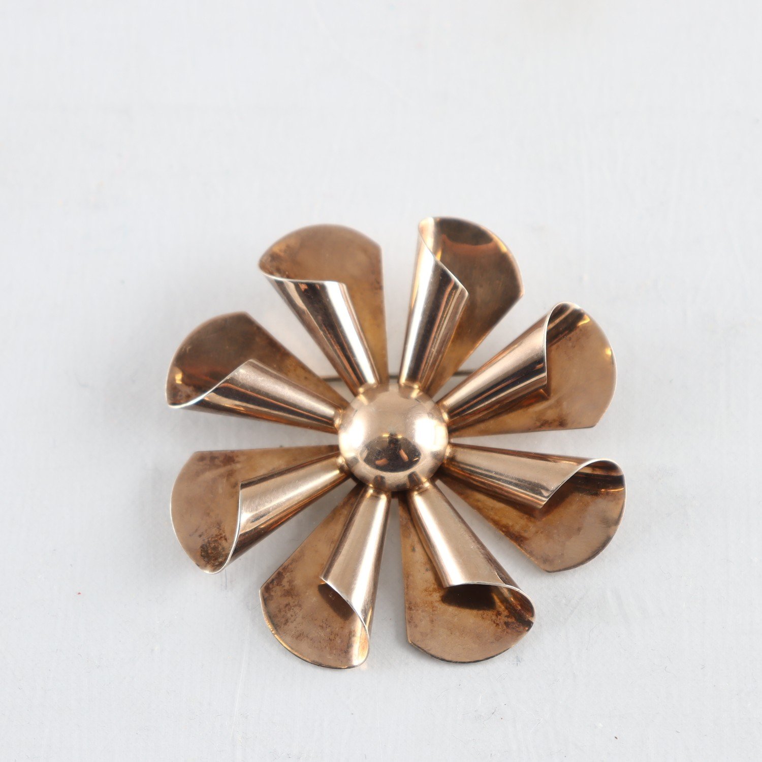 Brosch, Monet, Sterling Silver, Vintage