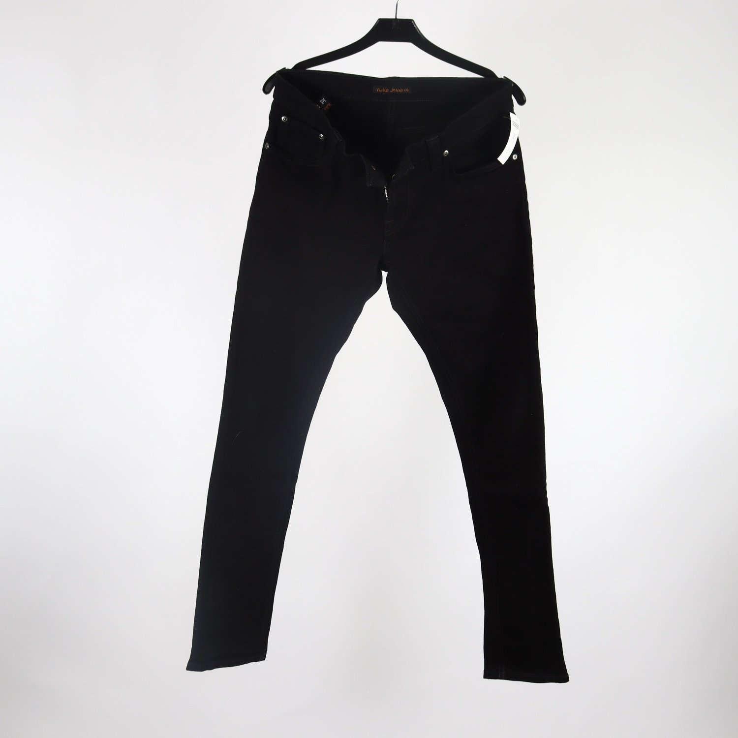 Jeans, Nudie, Tight Long John, svart, stl. 29/32