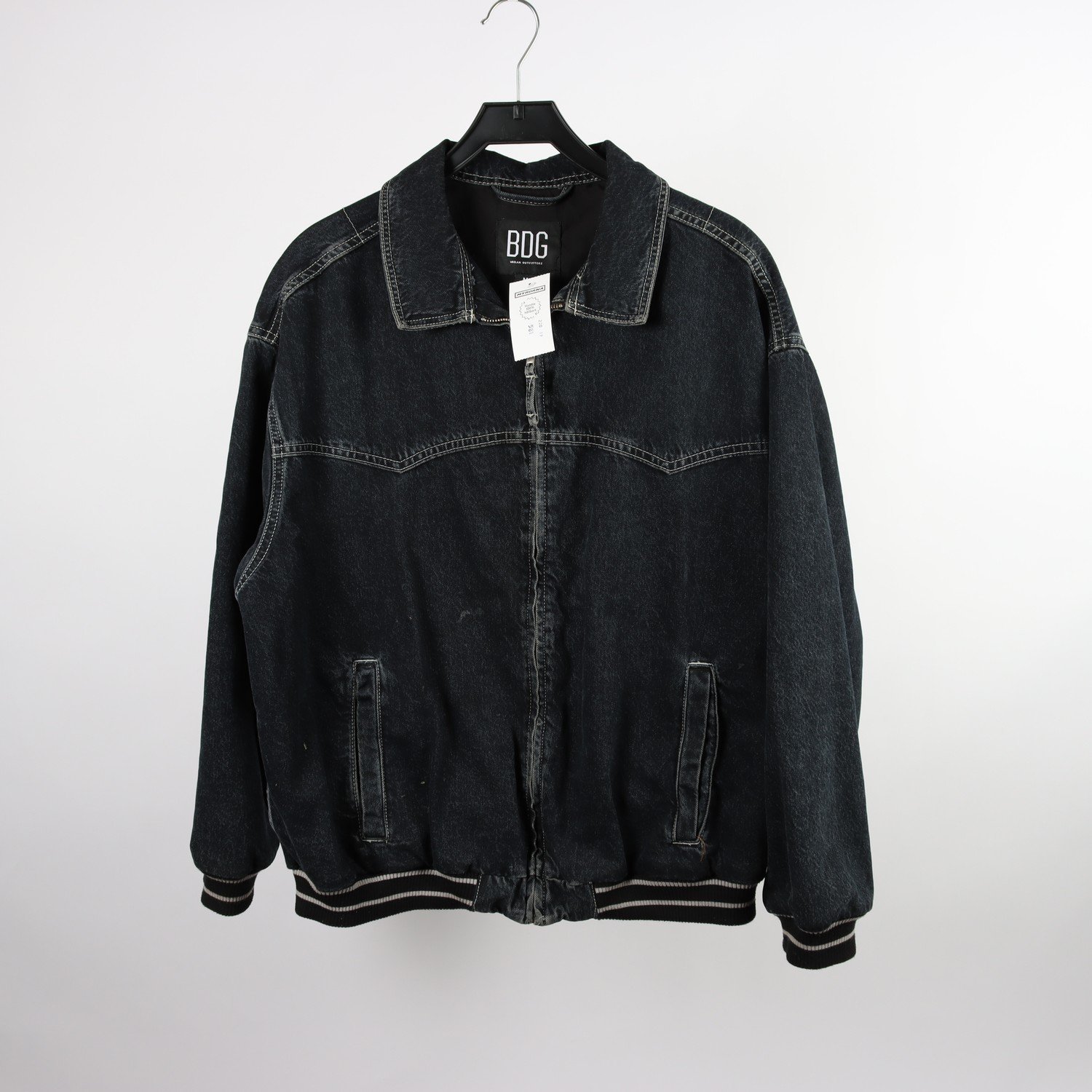 Jeansjacka, BDG, blå, stl. M