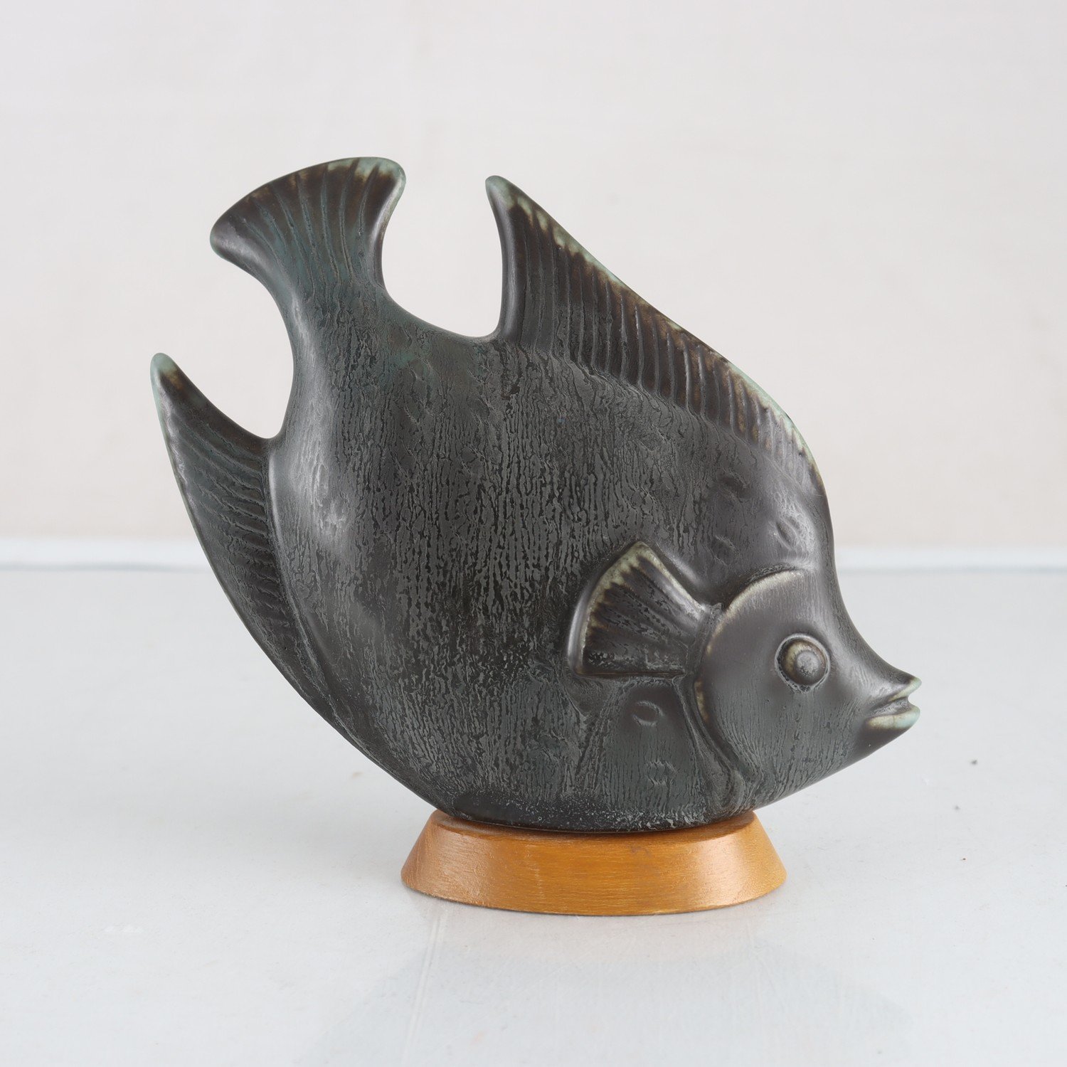 Figurin, Rörstrand, Gunnar Nylund, fisk