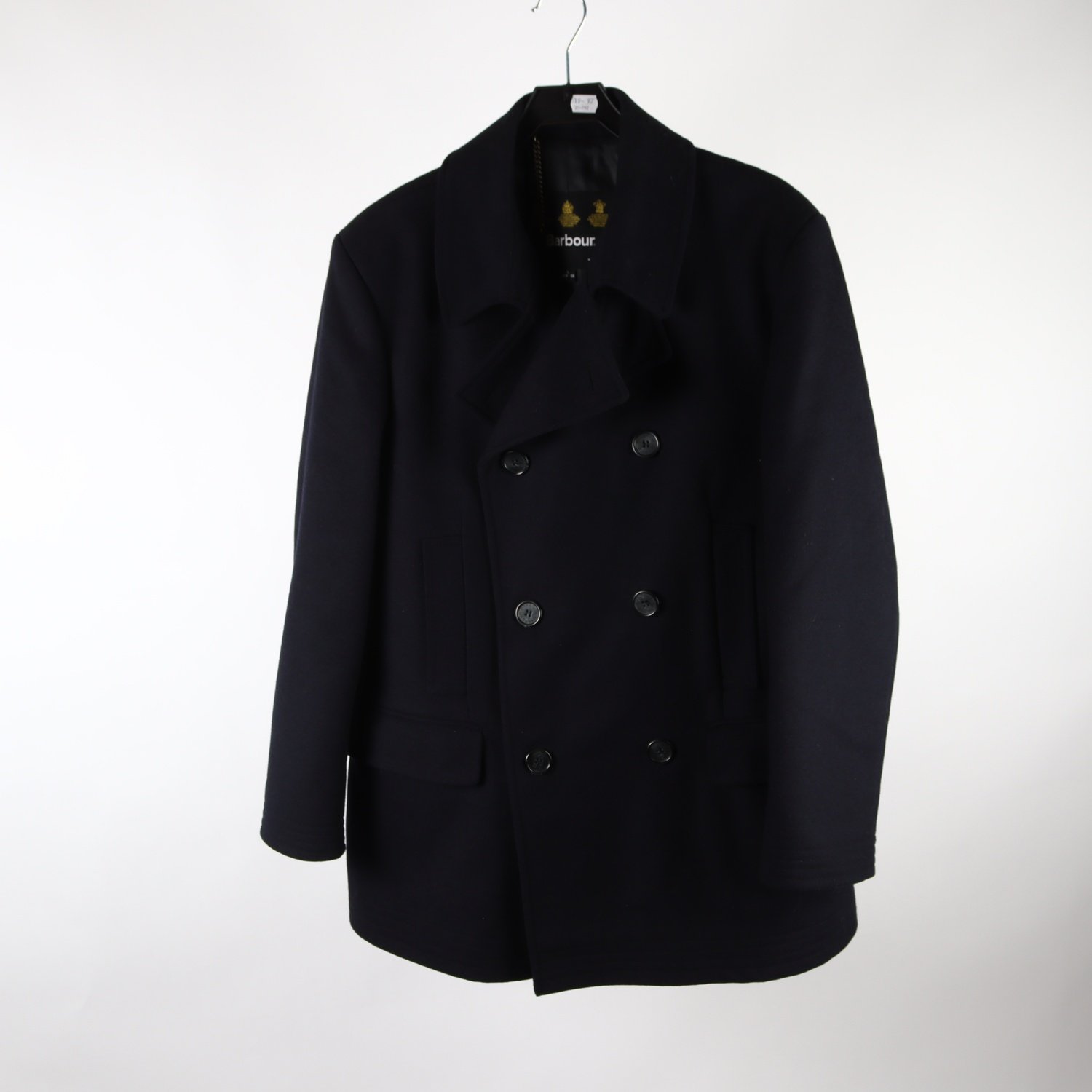 Rock, Barbour ”Pea Coat Short”, ullblandning, stl. L