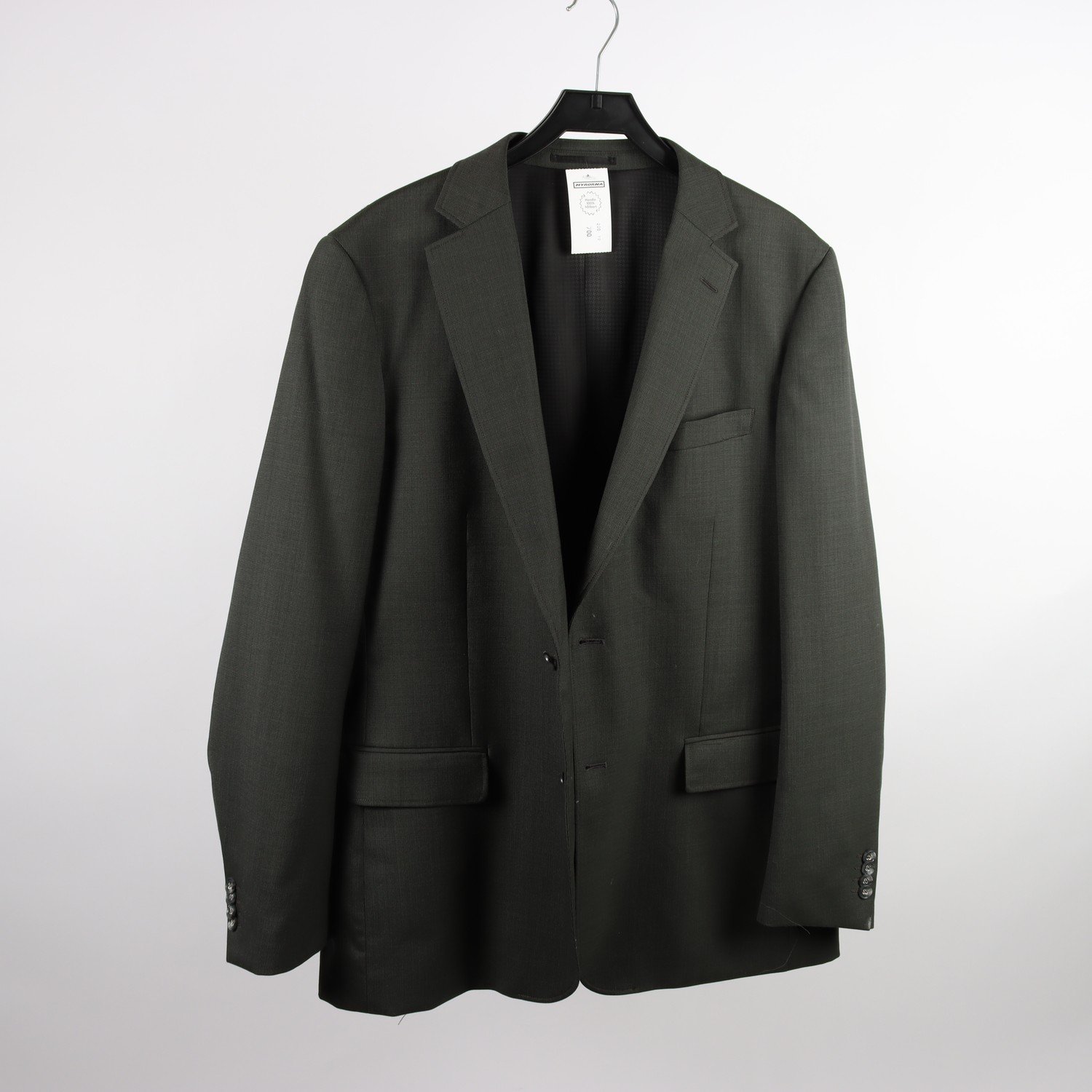 Kavaj, Dressman, grå, grön, ullblandning, stl. 54