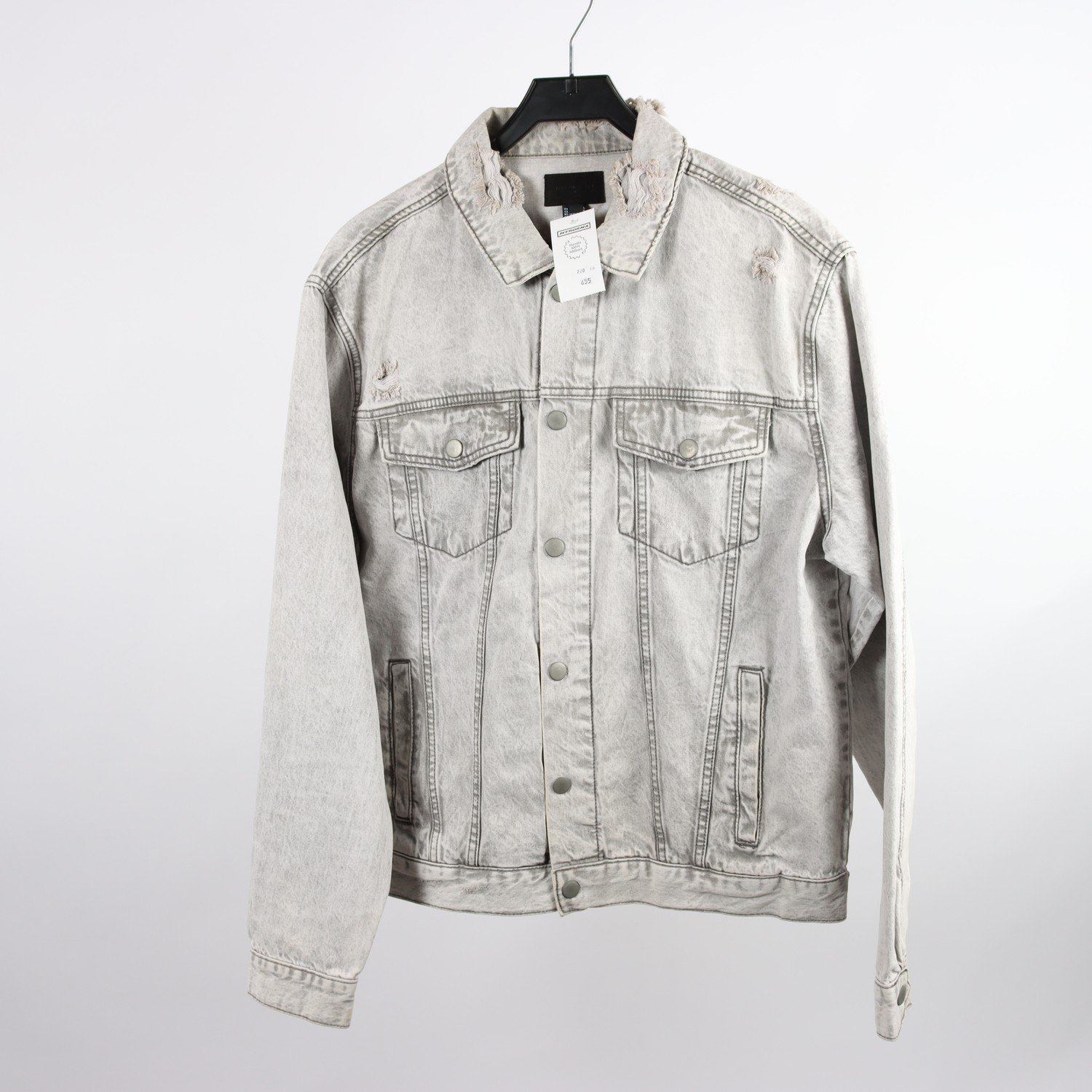 Jeansjacka, Forever 21, grå, stl. L