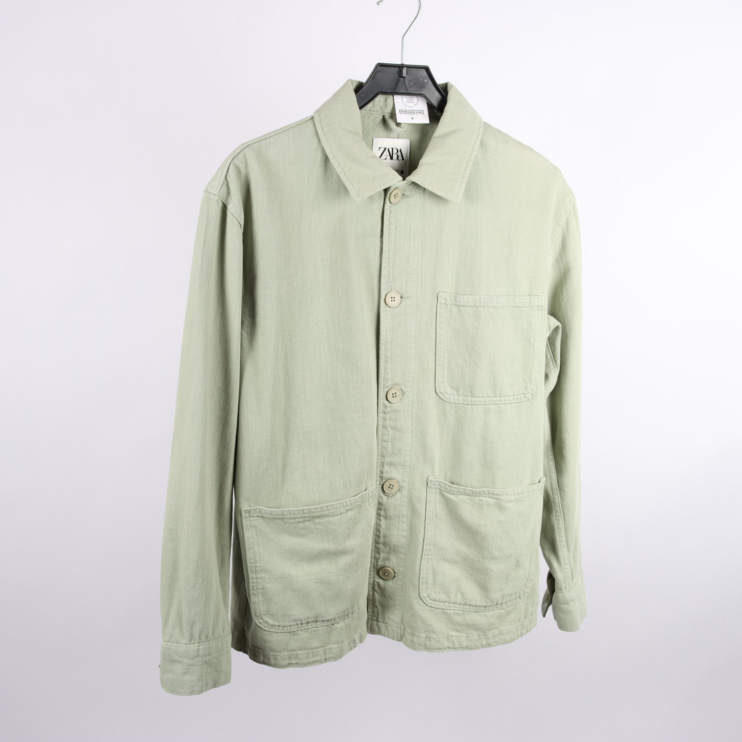 Overshirt, Zara, grön, stl. S