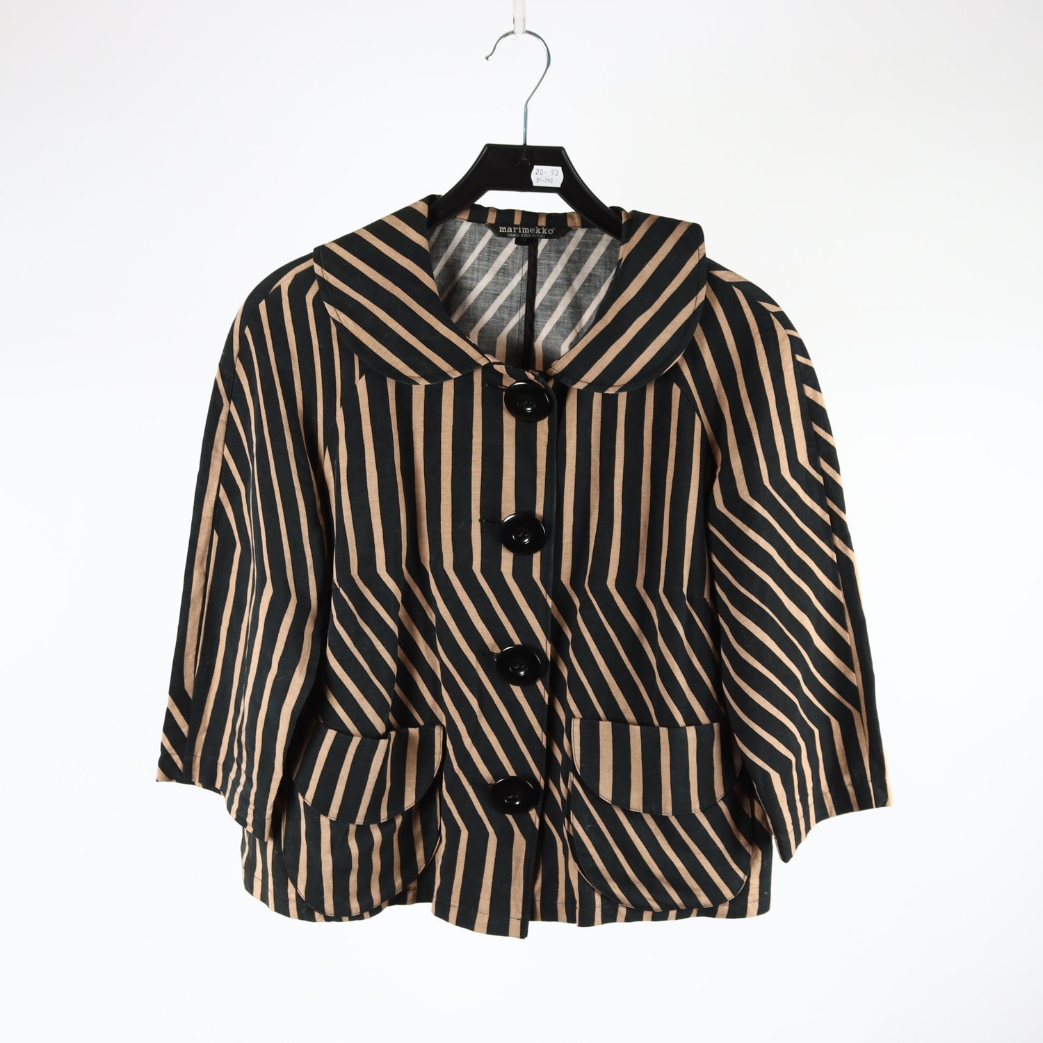 Jacka, Marimekko, linblandning, stl. 38