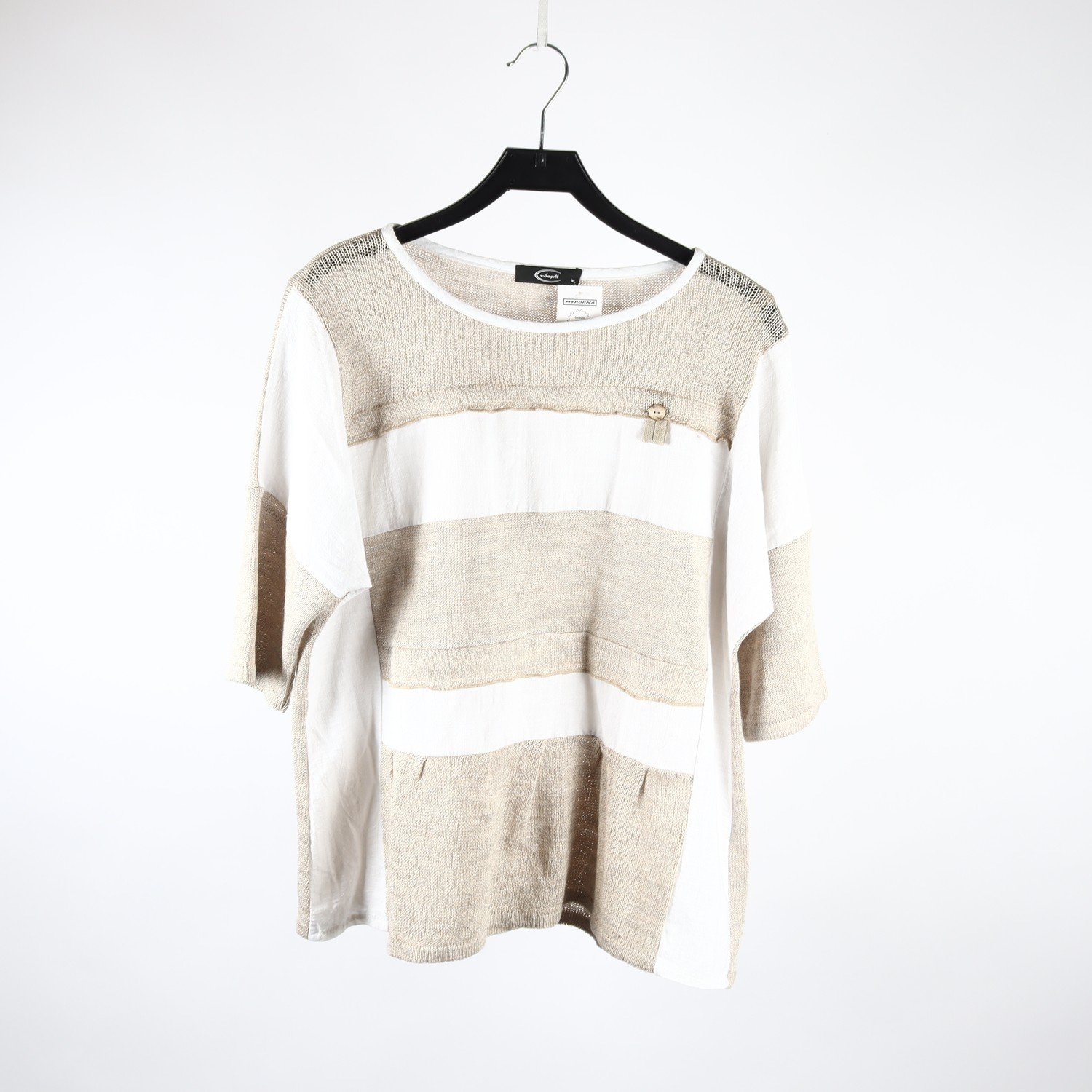 Tröja, Angell, beige, vit, stl. XL