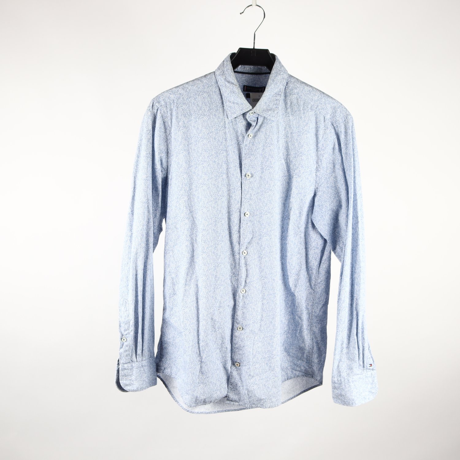 Skjorta, Tommy Hilfiger, blå, mönstrad, stl. 15½, 39