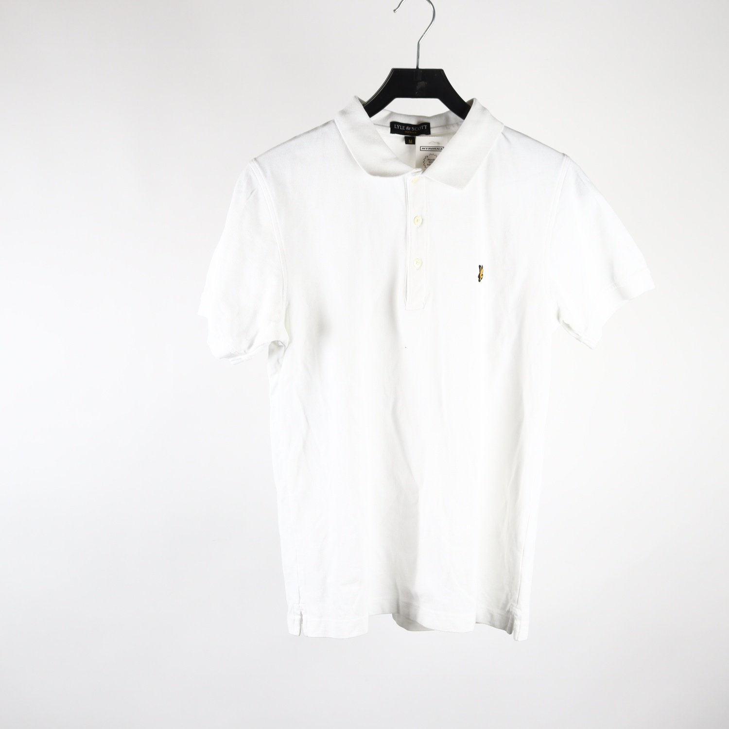 Pikètröja, Lyle & Scott, vit, stl. M