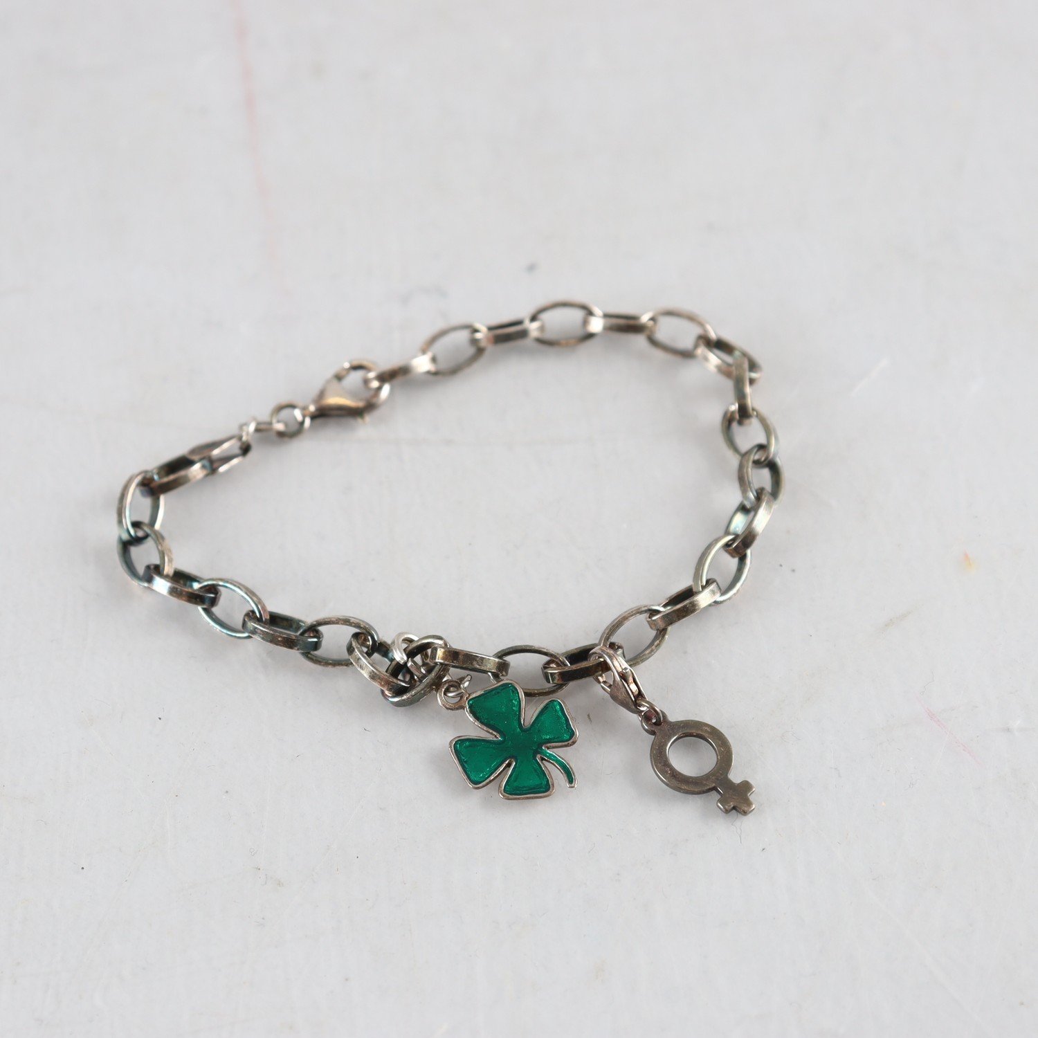 Armband, GHA, Silver 925, emalj, vikt: 10,0 g.