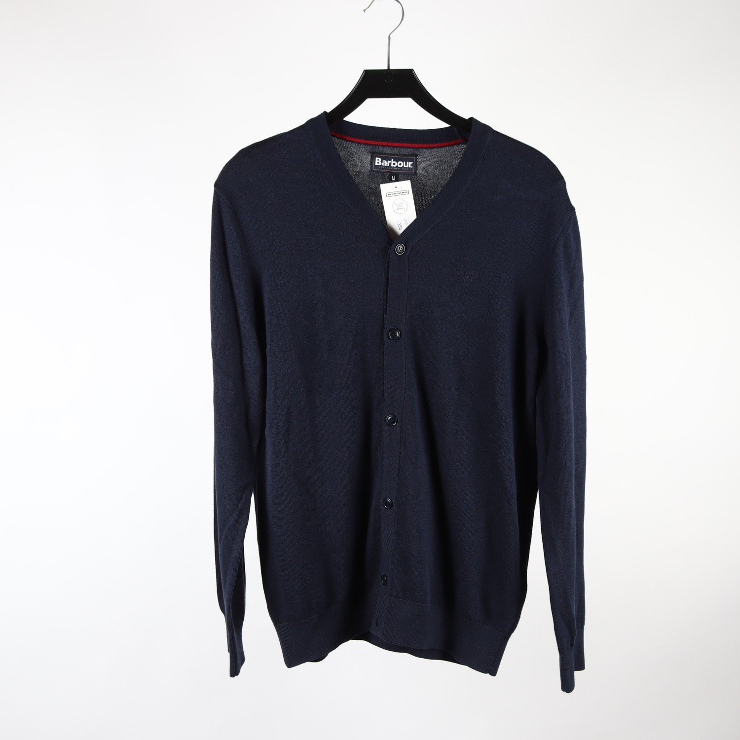 Kofta, Barbour, blå, bomull, stl. M