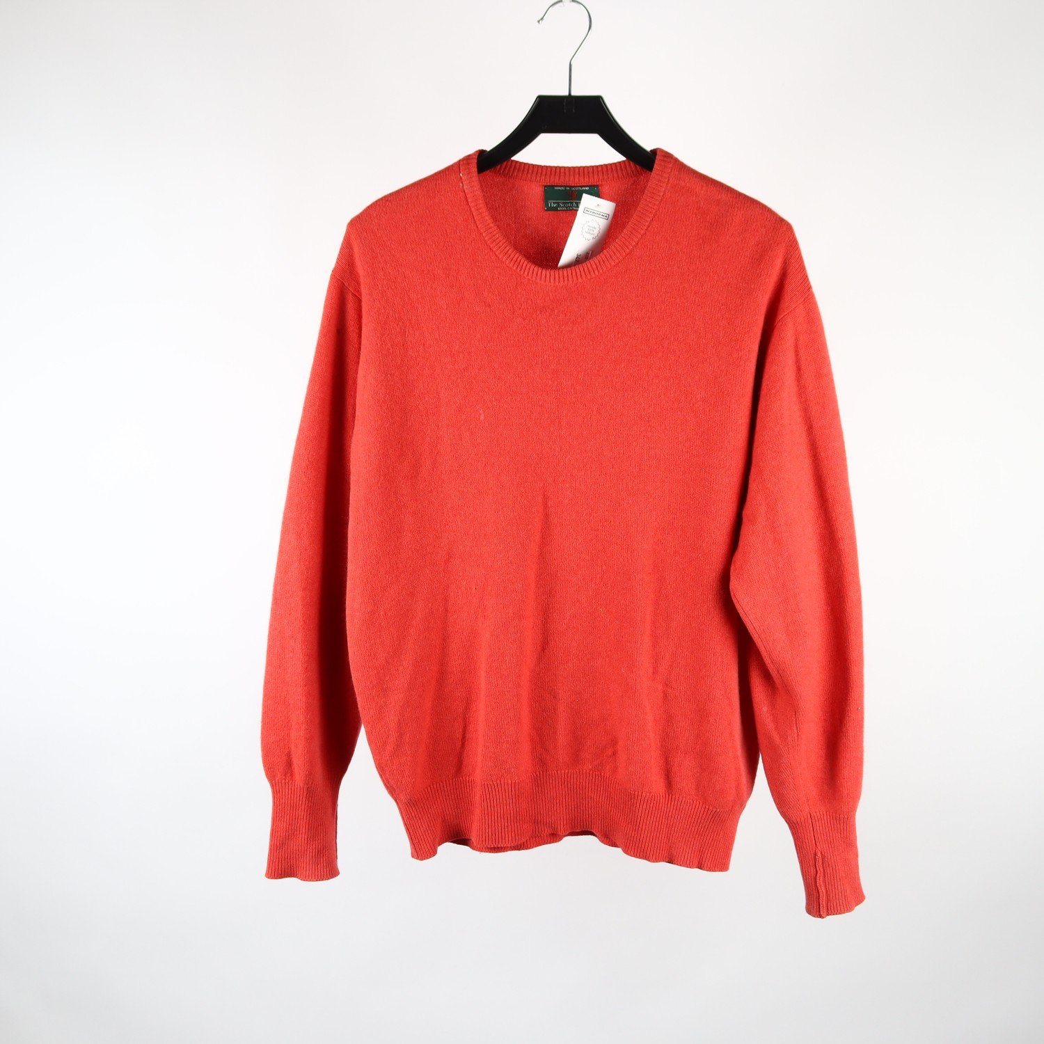 Tröja, The Scotch House, orange, cashmere, stl. 112/44