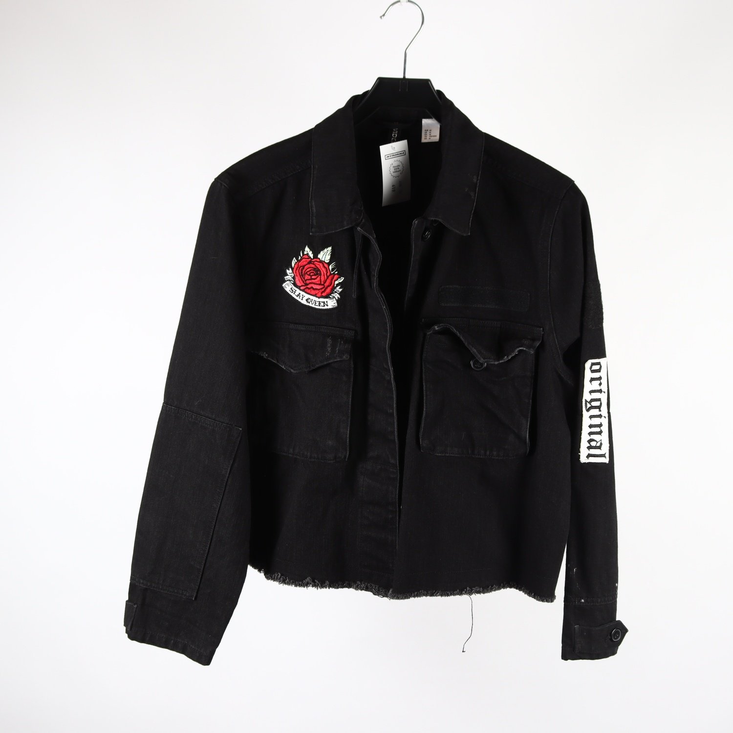 Jeansjacka, Divided, svart, stl. 44