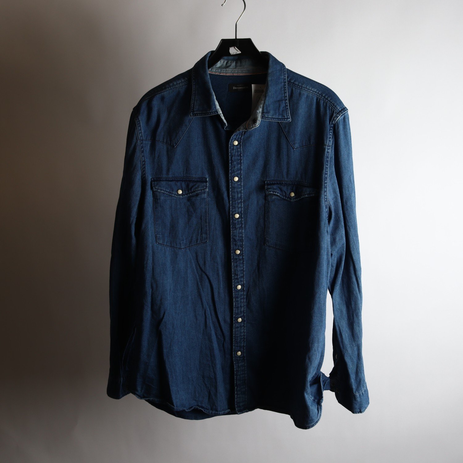 Skjorta, Dressman, blå, stl. 2XL