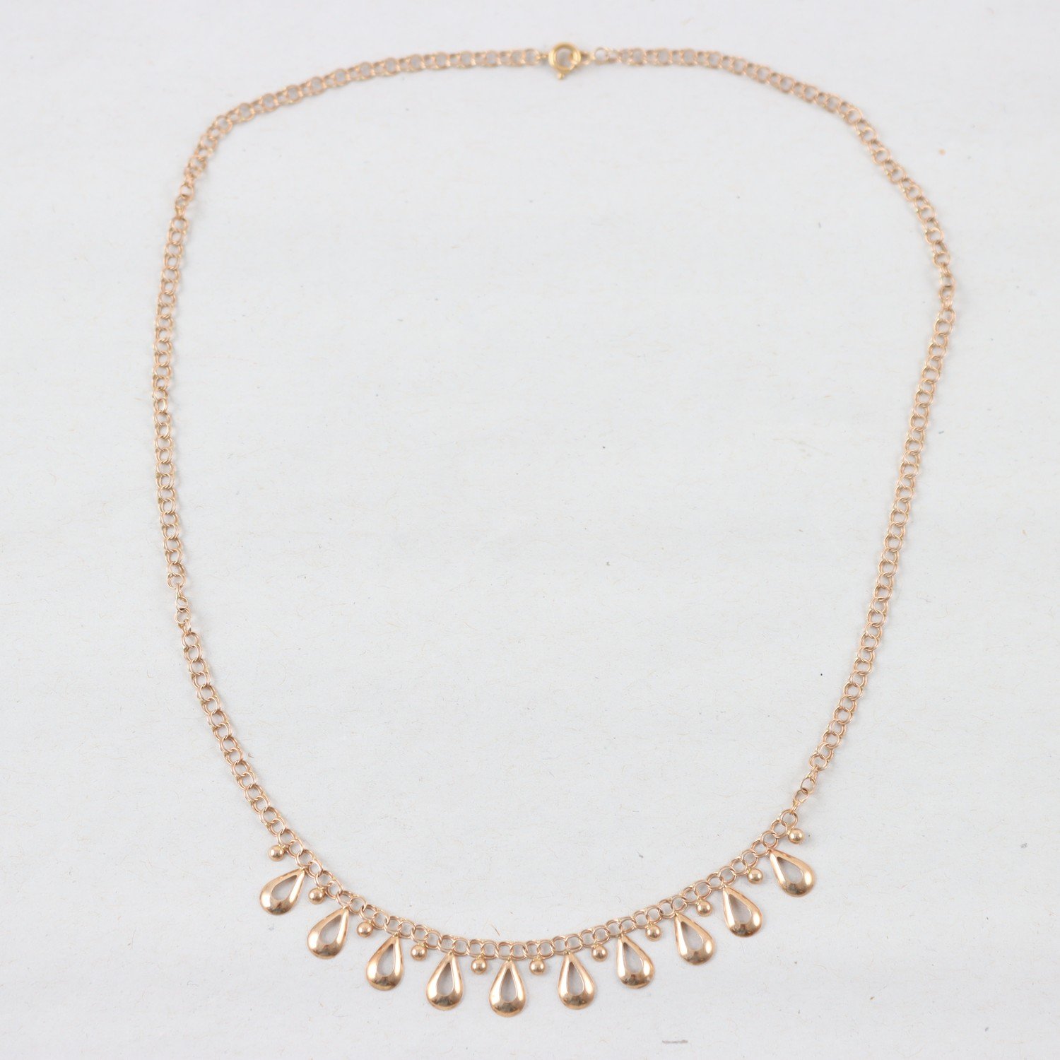 Halsband, Bismarck, Guld 14k, Vikt: 3,4g
