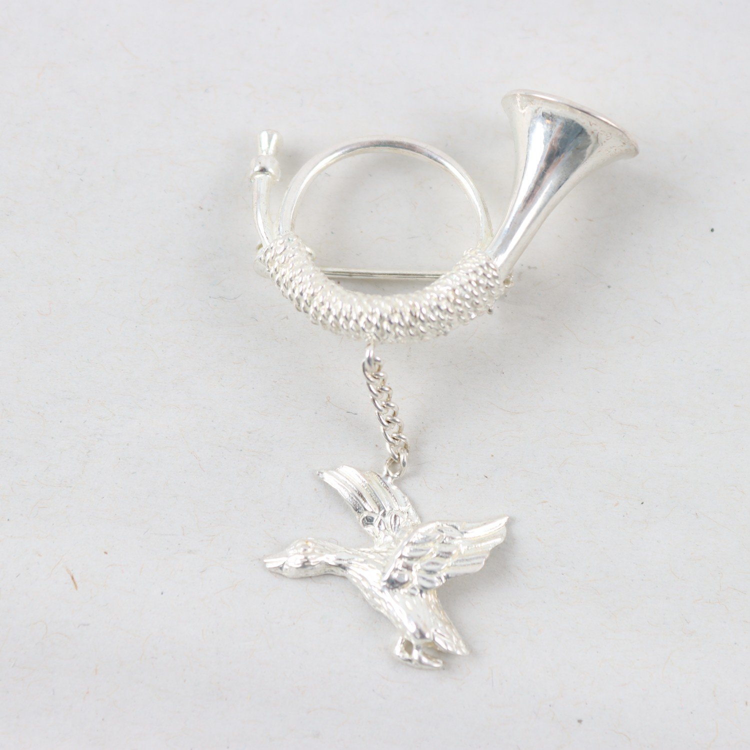 Brosch, Silver, vikt: 5,3g