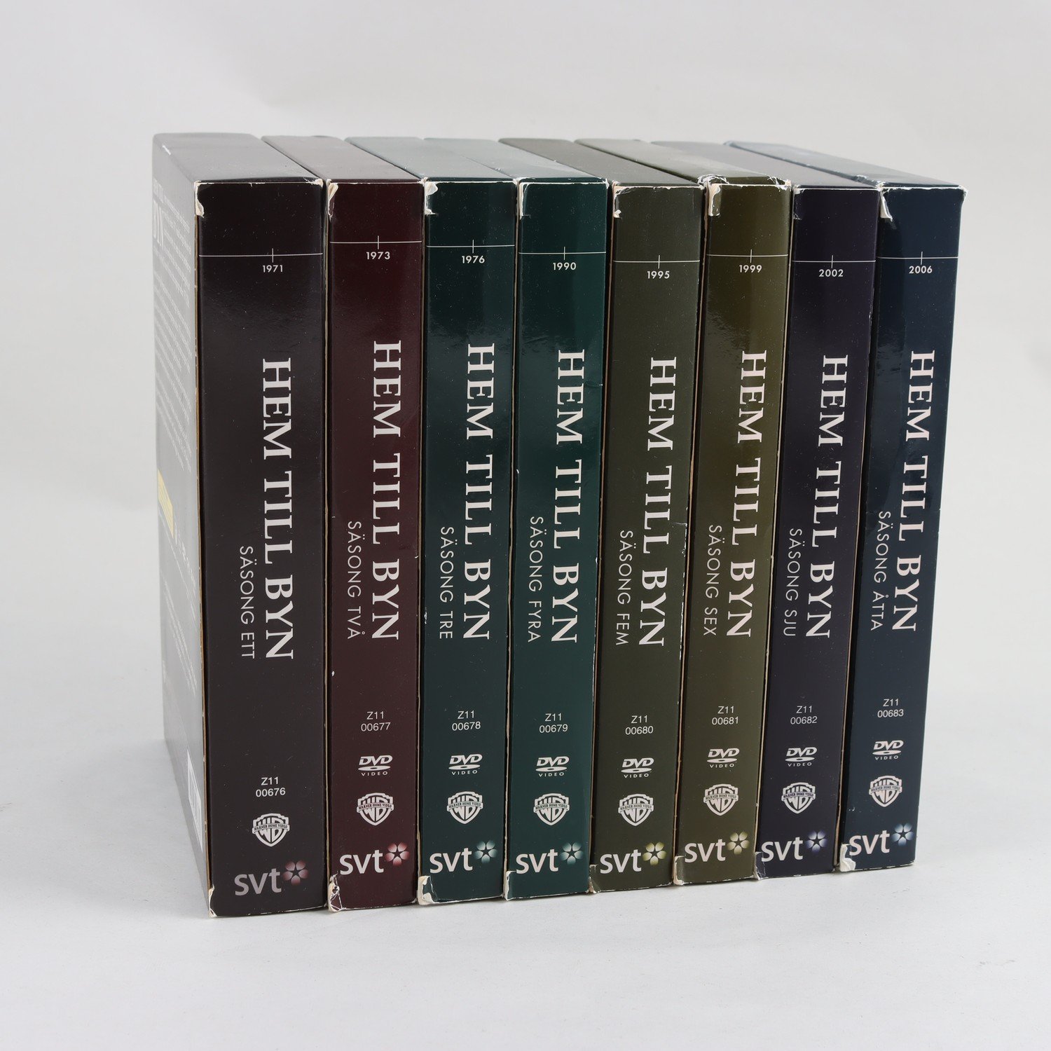 DVD-boxar, Hem till byn säsong 1-8. Samfraktas ej.