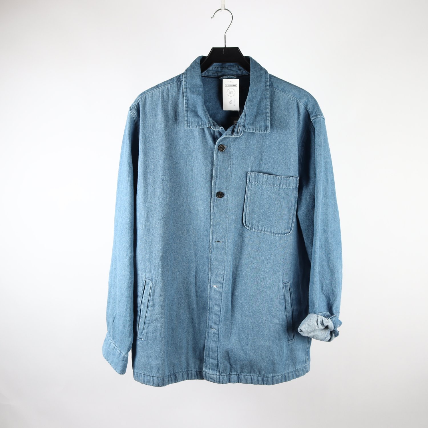 Jeansskjorta, Dressman, blå, stl. 2XL