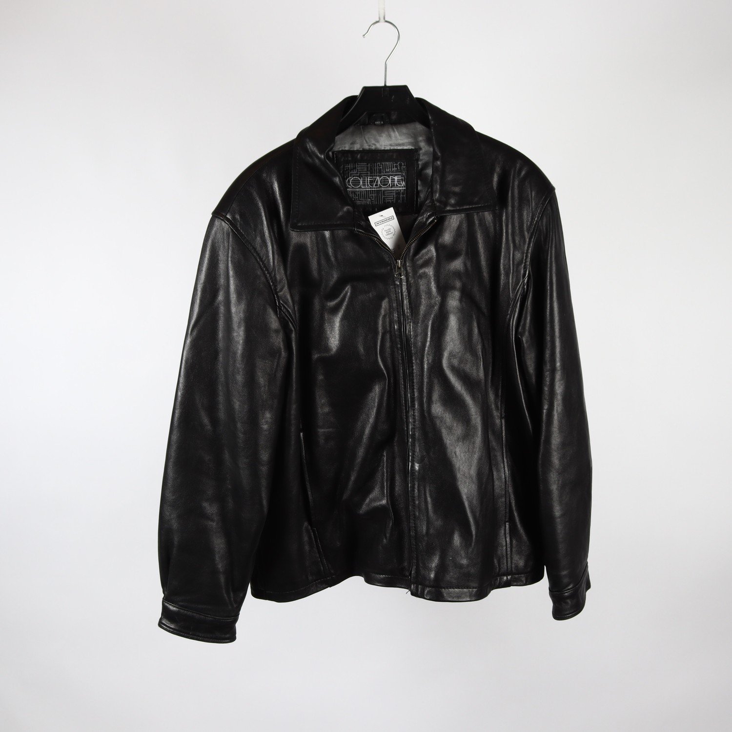 Skinnjacka, Collezione, svart, stl. L