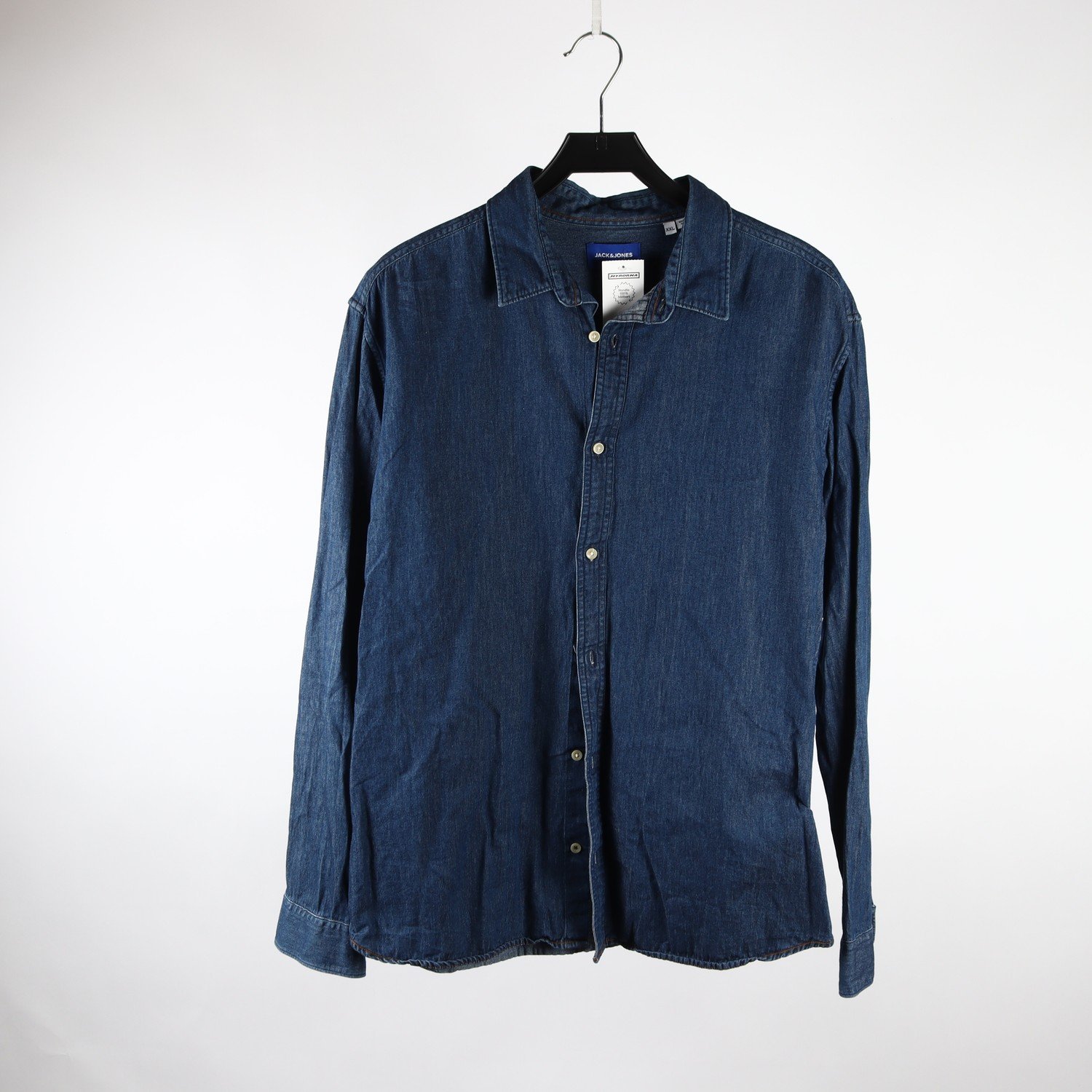 Jeansskjorta, Jack & Jones, blå, stl. XXL