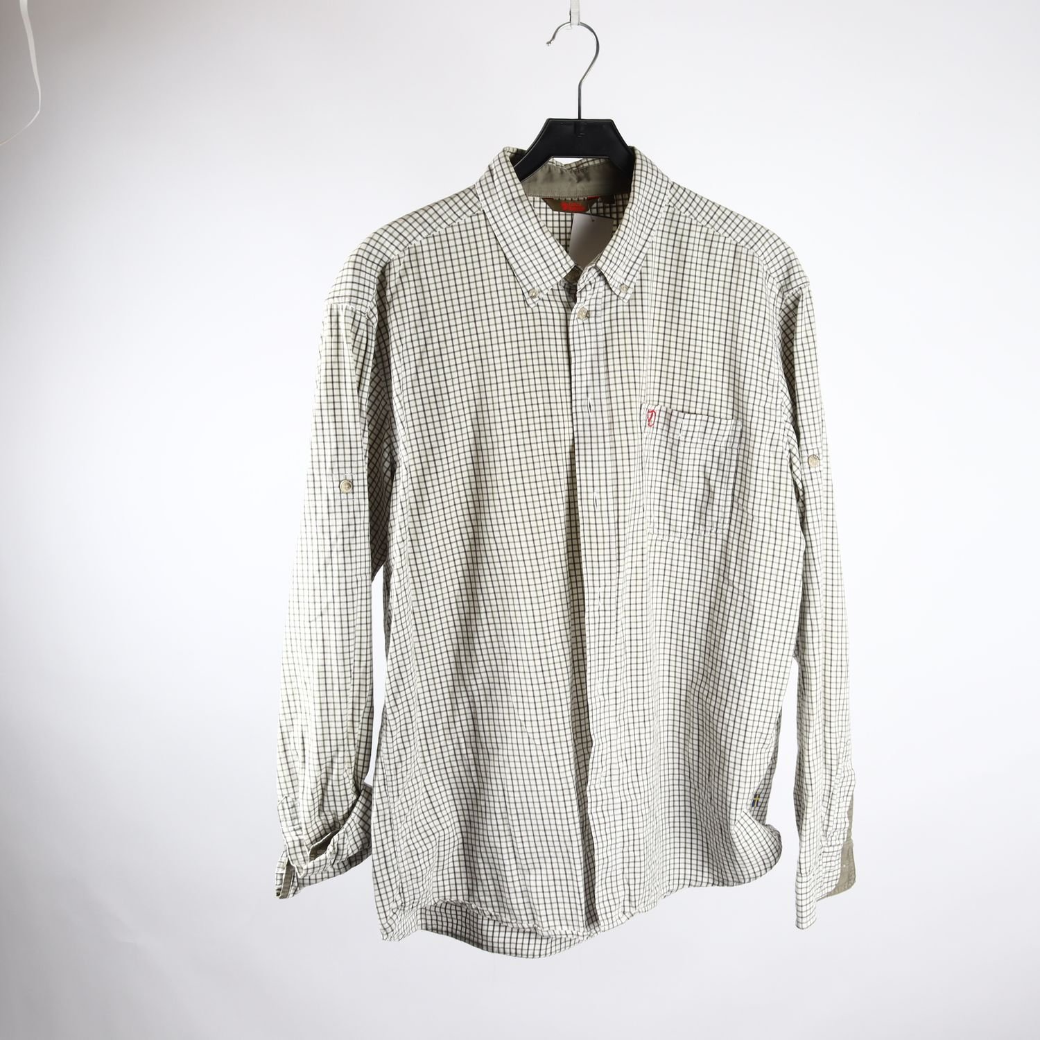 Skjorta, Fjällräven, rutig, beige, stl. XL
