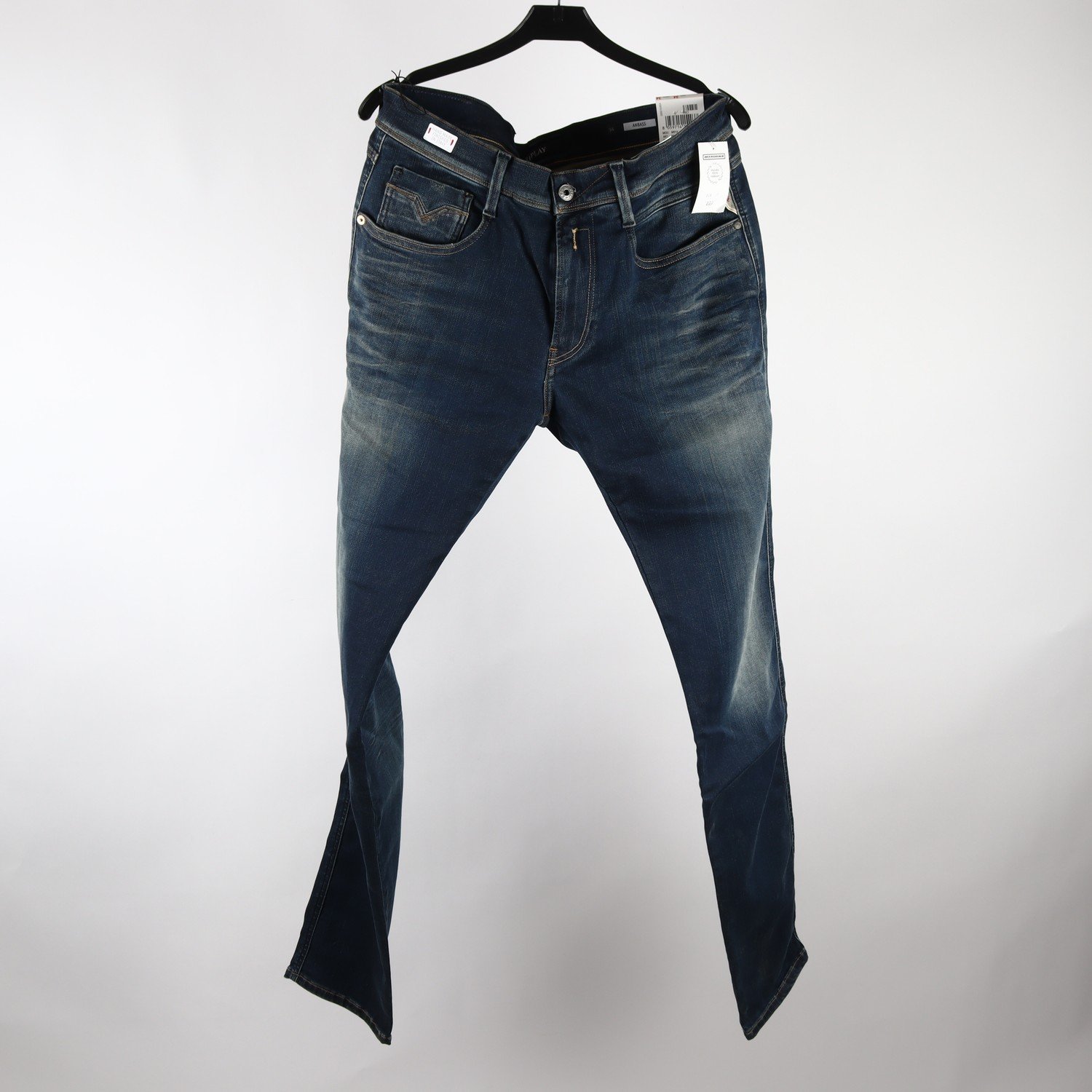 Jeans, Replay, blå, stl. W34 L34
